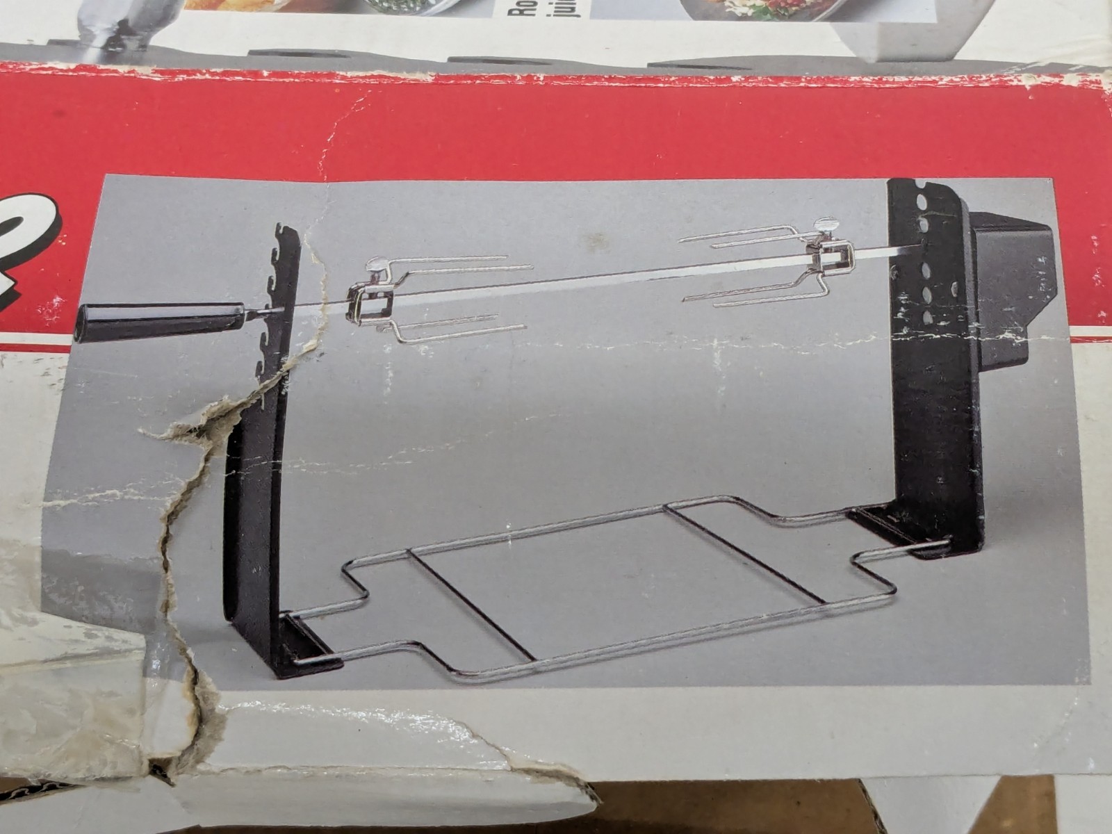 VINTAGE Dazey Rotisserie (53090) Converts Your Smokeless Grill Into A Broaster