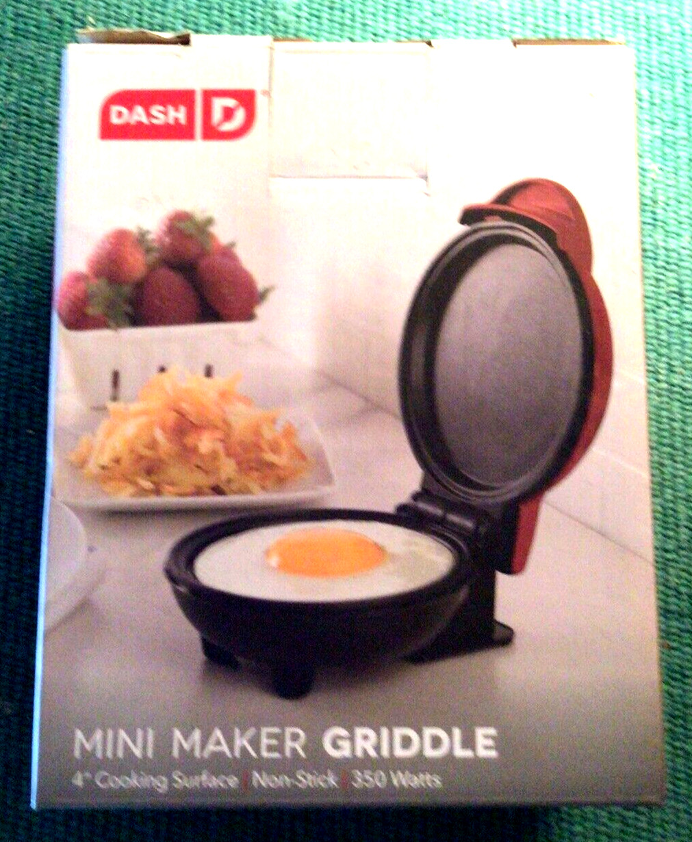 DASH Mini Maker Waffle DMS001RD 350 W 350 Watts
