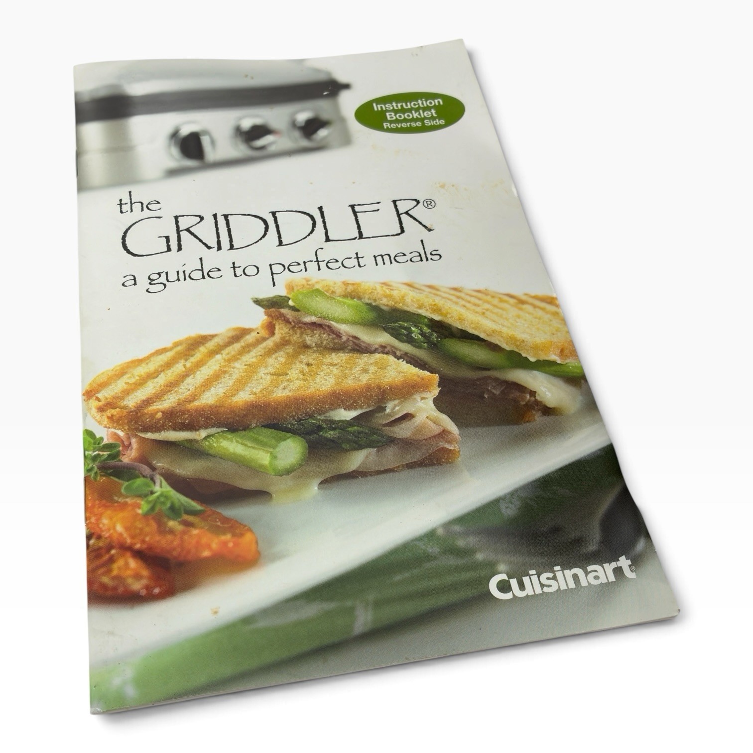 Cuisinart GR-4N 5-in-1 Griddler Grill Panini Press Complete Tested (ST)