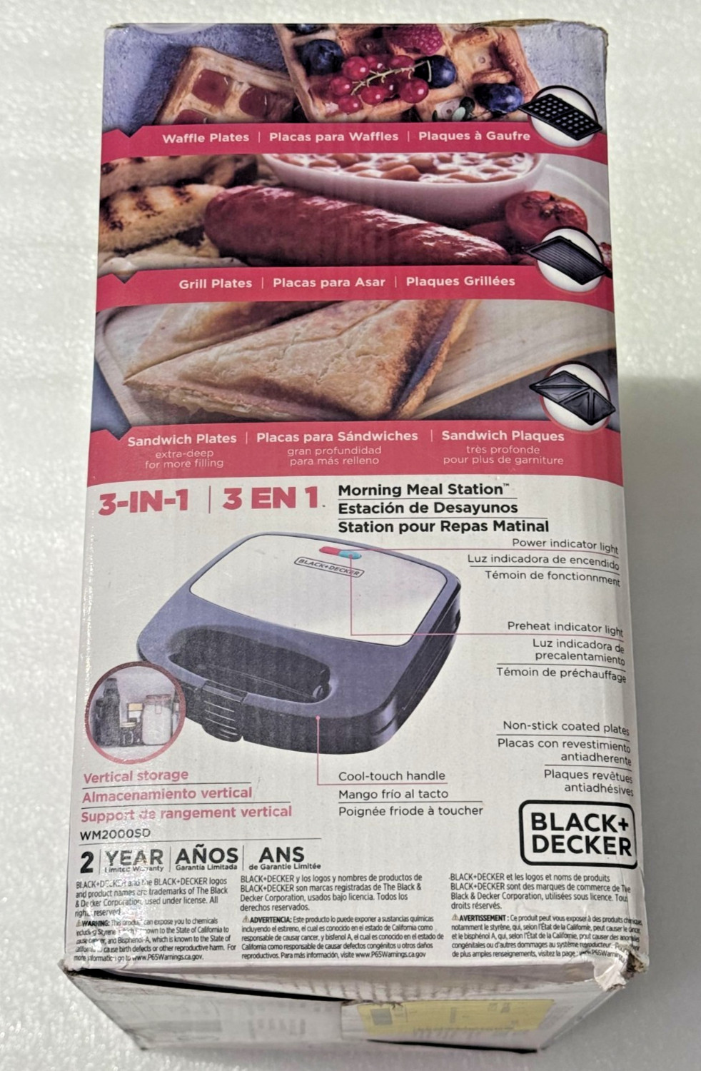 Black and Decker Morning Meal Station WM2000SD ✅❤️️✅❤️️ BRAND NEW!!!!!