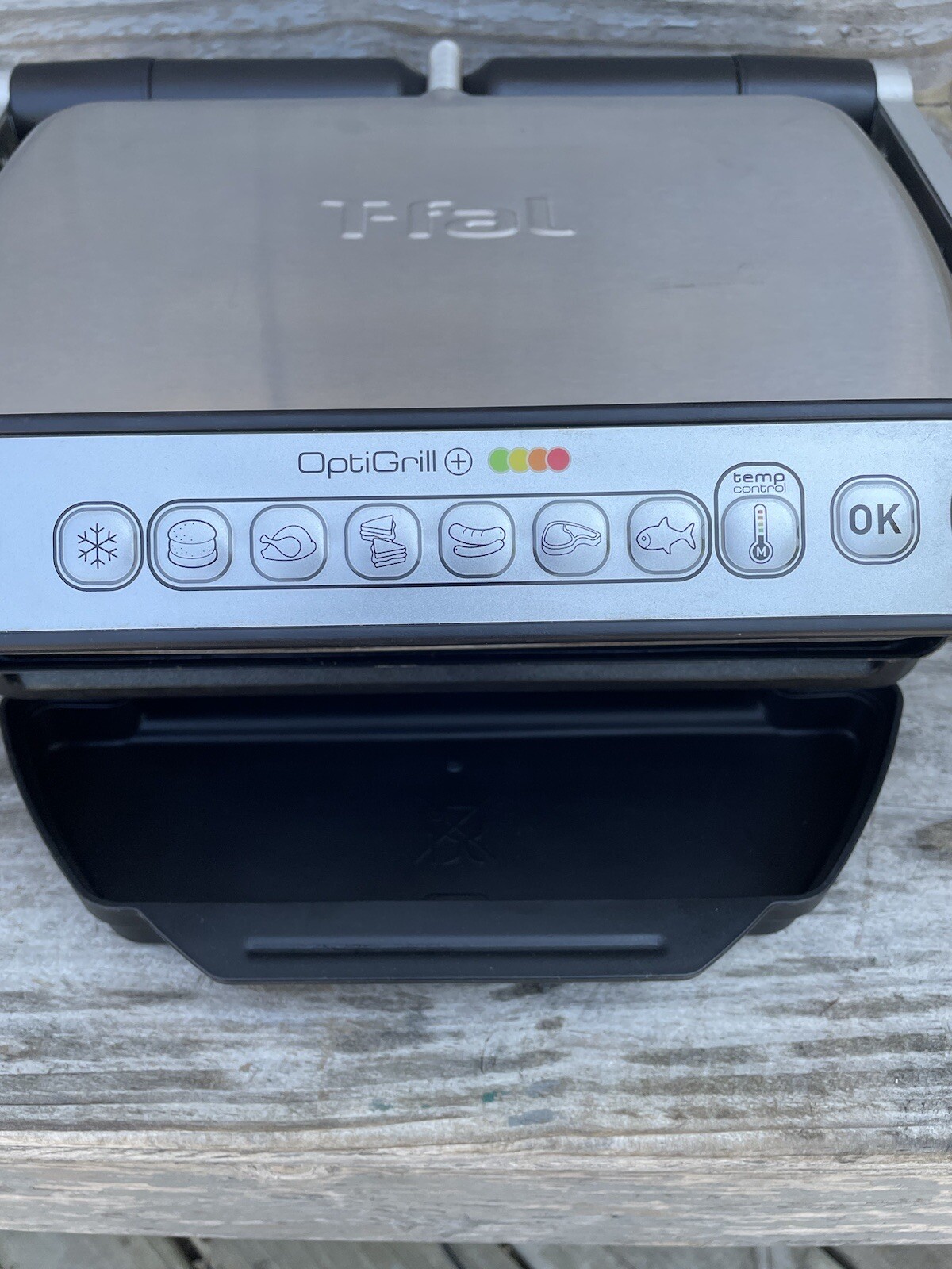 T-Fal OptiGrill Plus Stainless Steel Indoor Electric Grill Tested Works Great