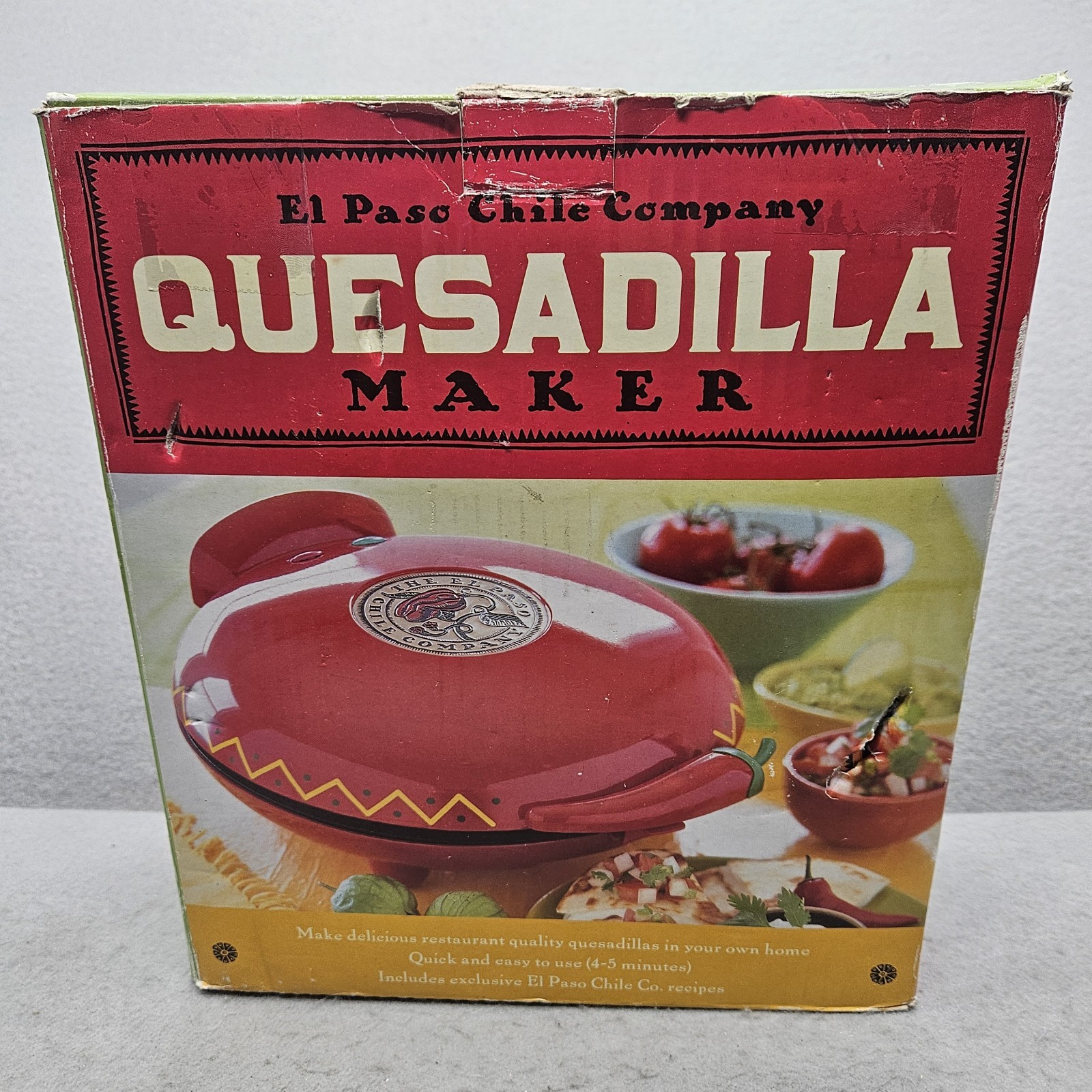 El Paso Chile Company Quesadilla Maker Electric # 10023