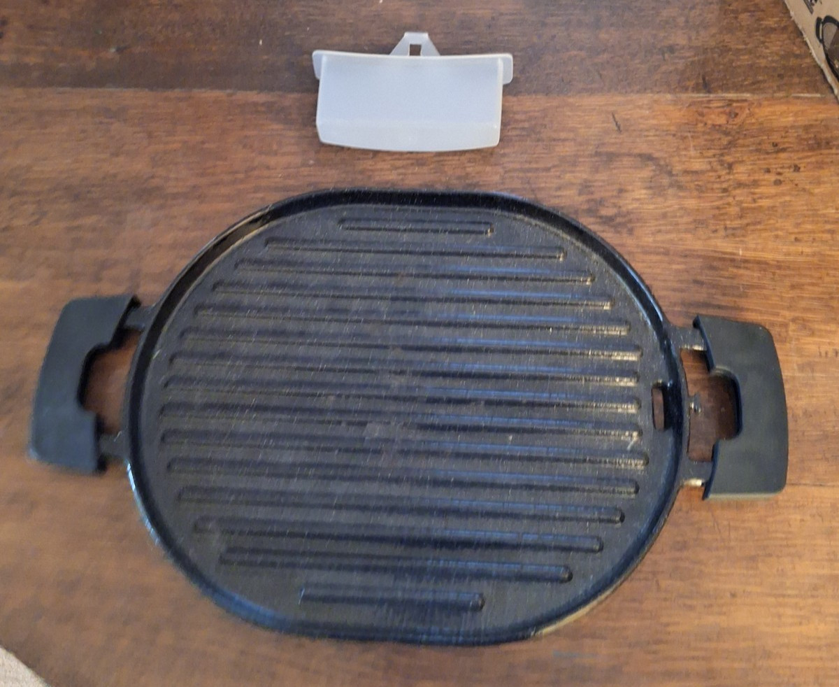 NuWave Cast Iron Grill Enameled Non-Stick Coating 12″ x 10″ New Open Box