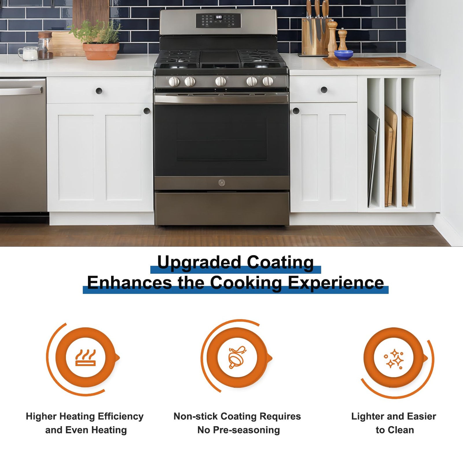 EIOLWJIEO Aluminum Griddle GE Stove