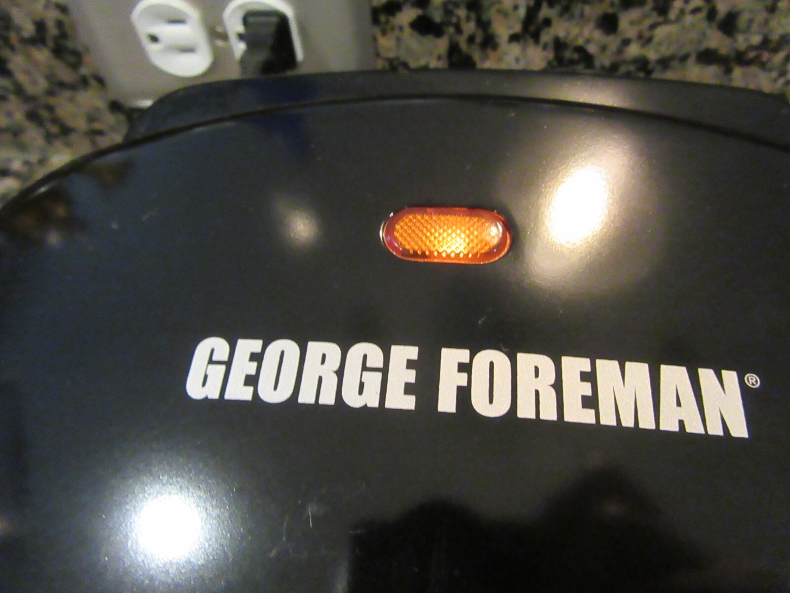 Super Clean George Foreman GR10B 2 Serving Grill Lean Mean Machine! See Video