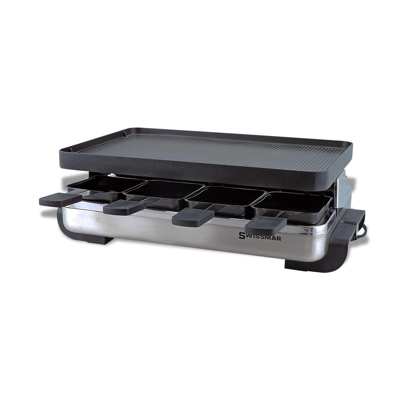 Swissmar Classic Raclette Party Grill with Reversible Cast Aluminum Non-Stick…