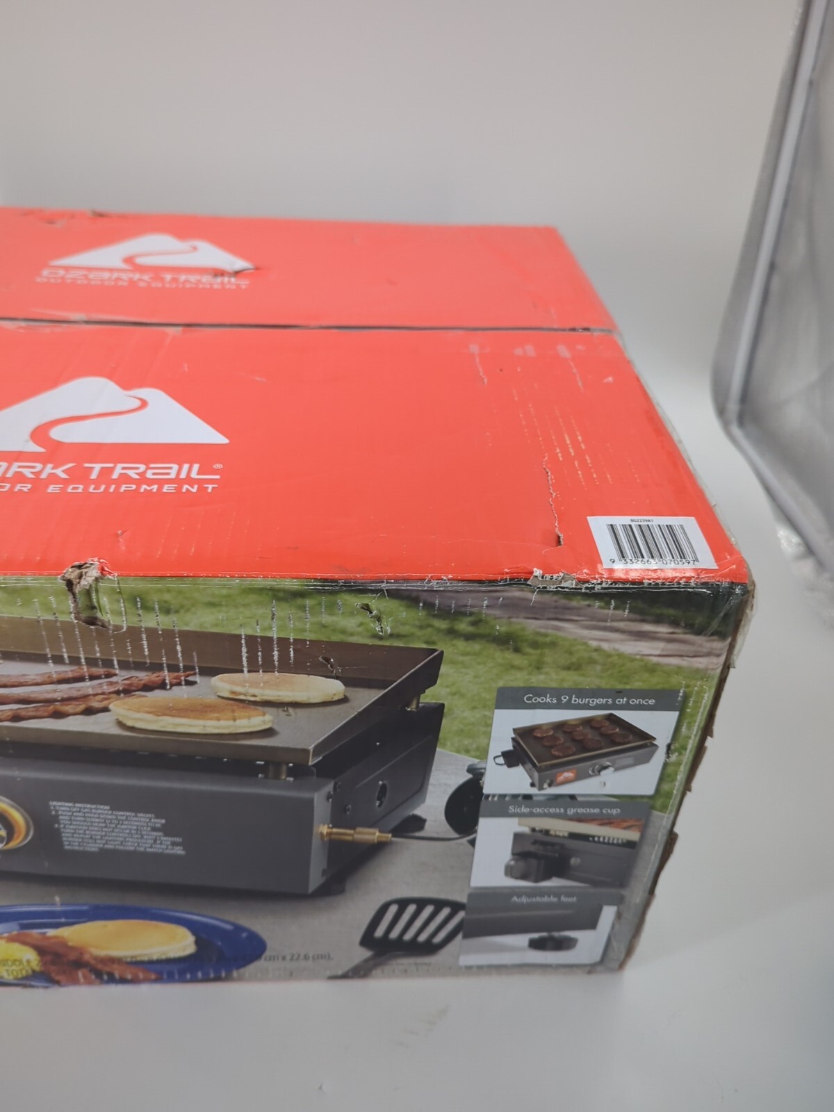 Ozark Trail Outdoor Equipment 1-Burner Tabletop Griddle 18.000 BTU Propane