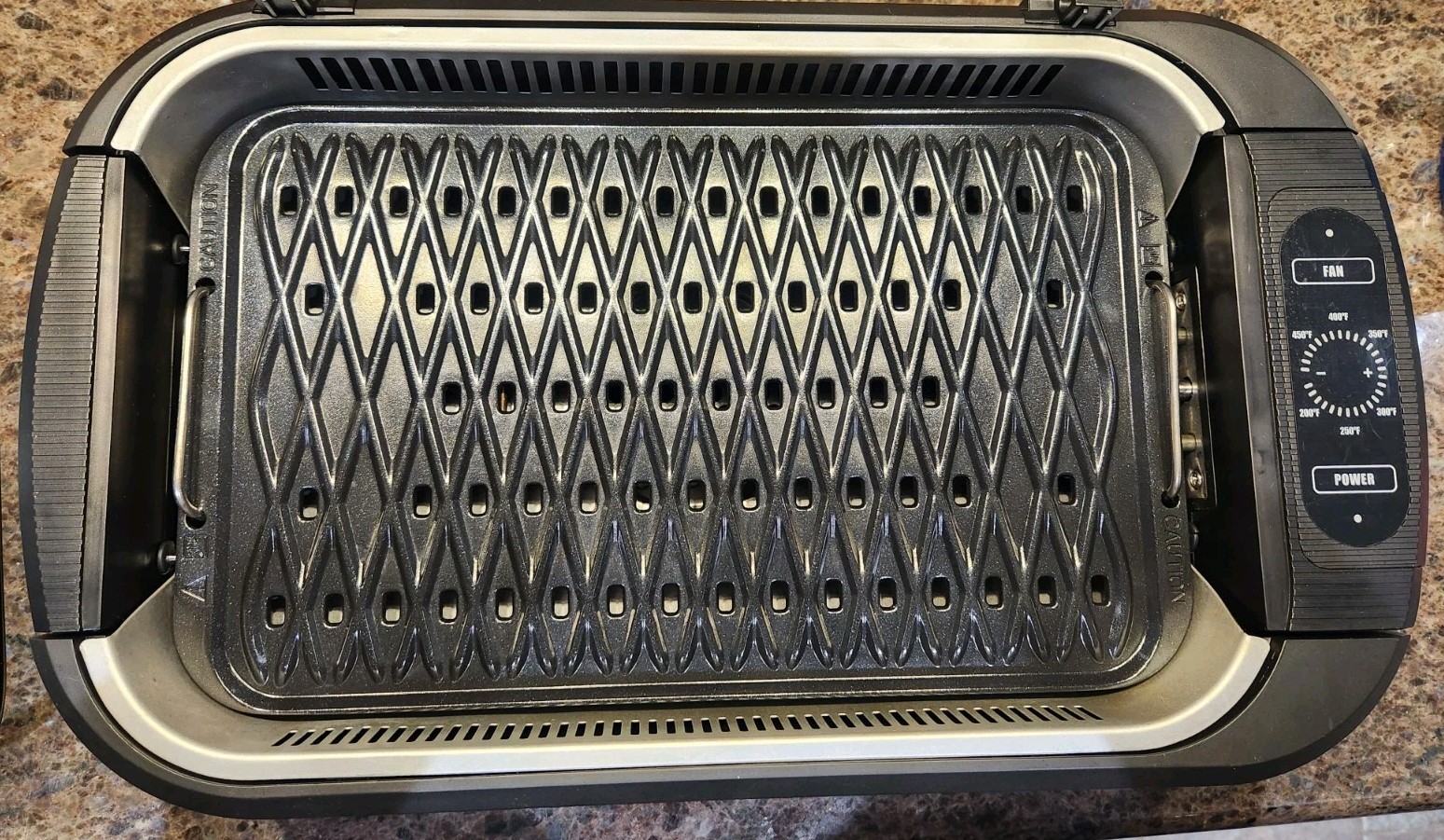 Power XL PG-1500FDR 1500W Smokeless Grill Plus Black/Silver (PXLSGS)