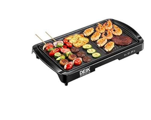 Deik 1600W Electric Griddle 11×21 Nonstick 5-Level Temp Control Family Size
