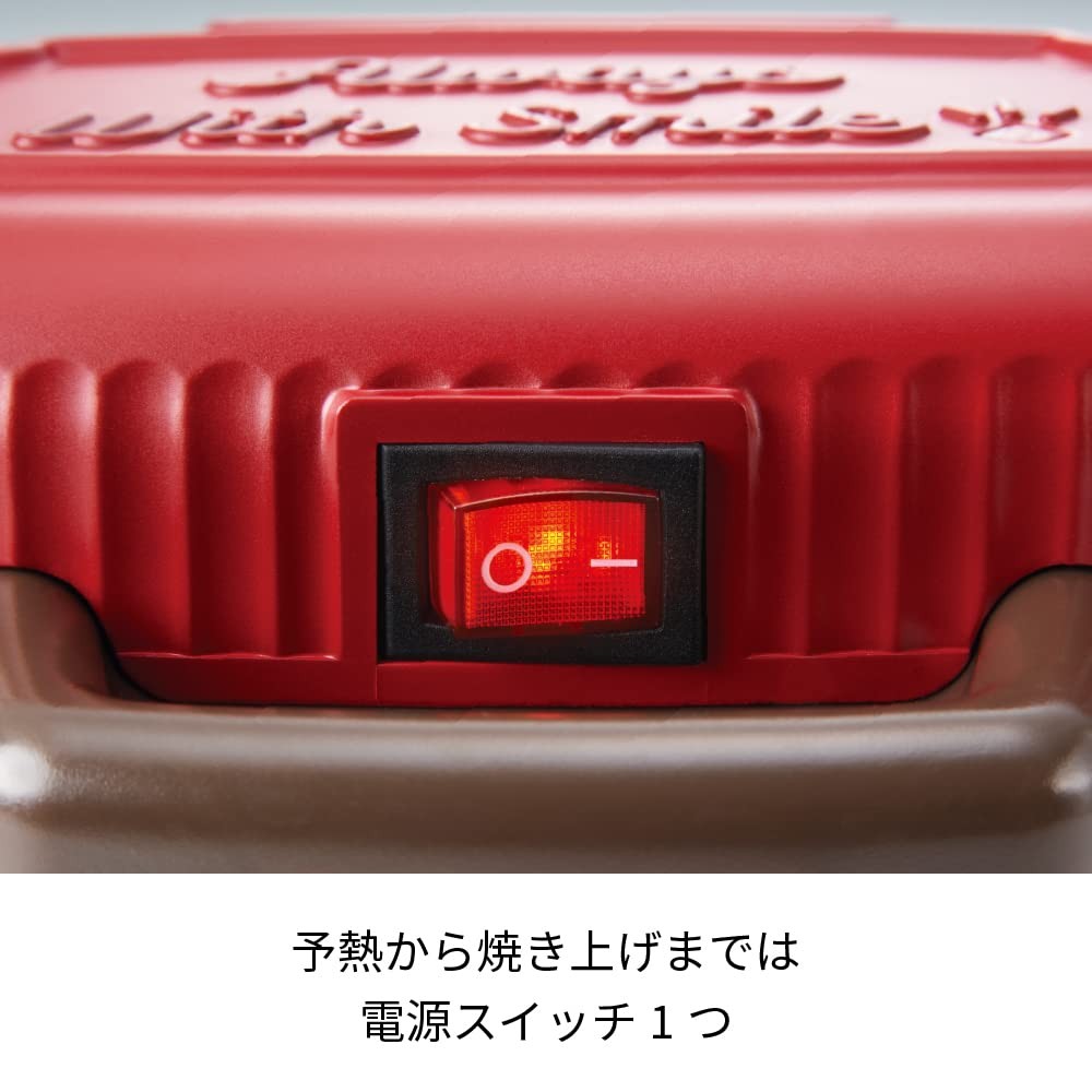 Recolte Mini Hot Sandwich Maker Compact Toastie Press 1 Slice Capacity