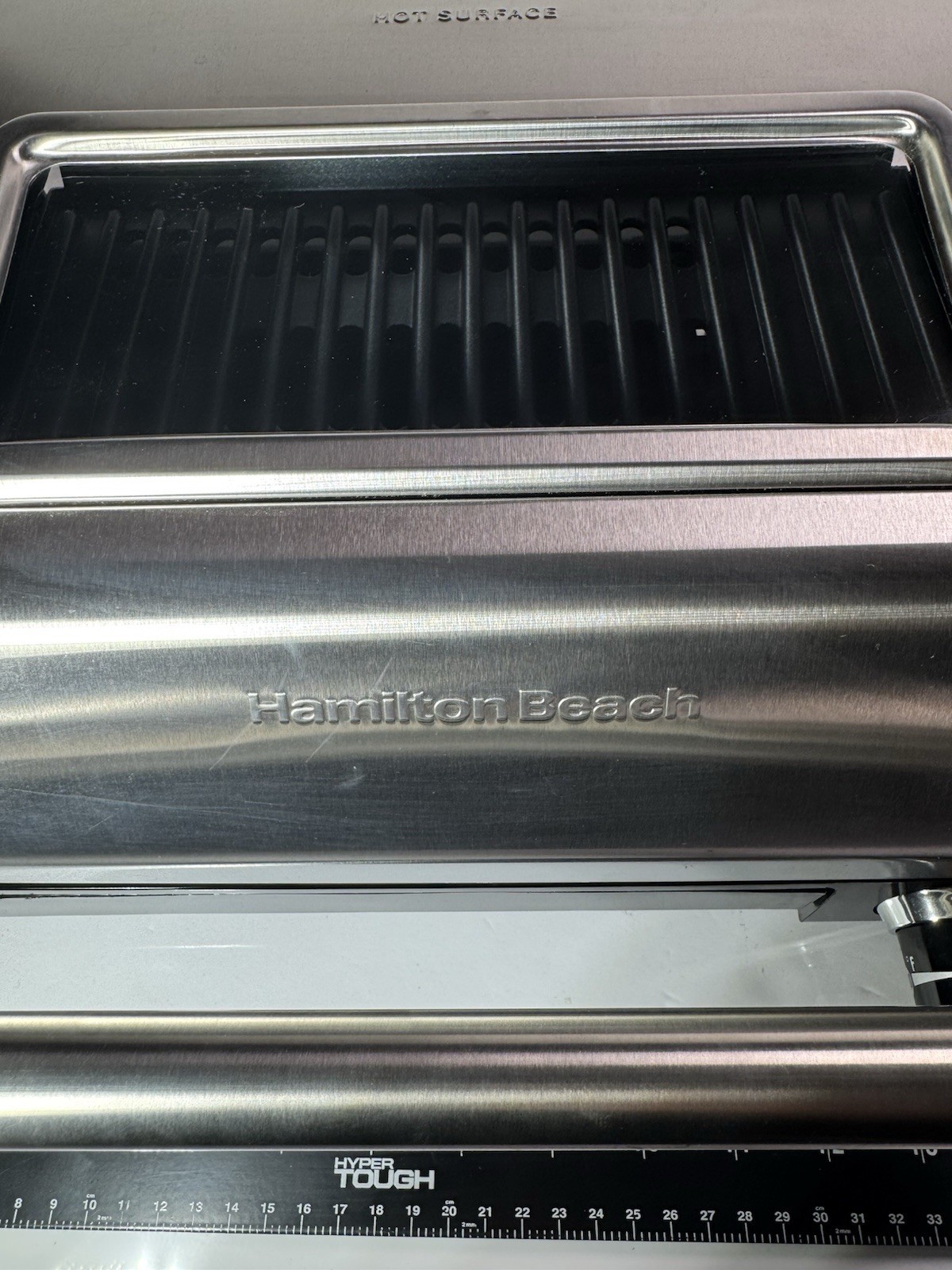 Hamilton Beach Electric Indoor Searing Grill 450F 118sqin Stainless 25361
