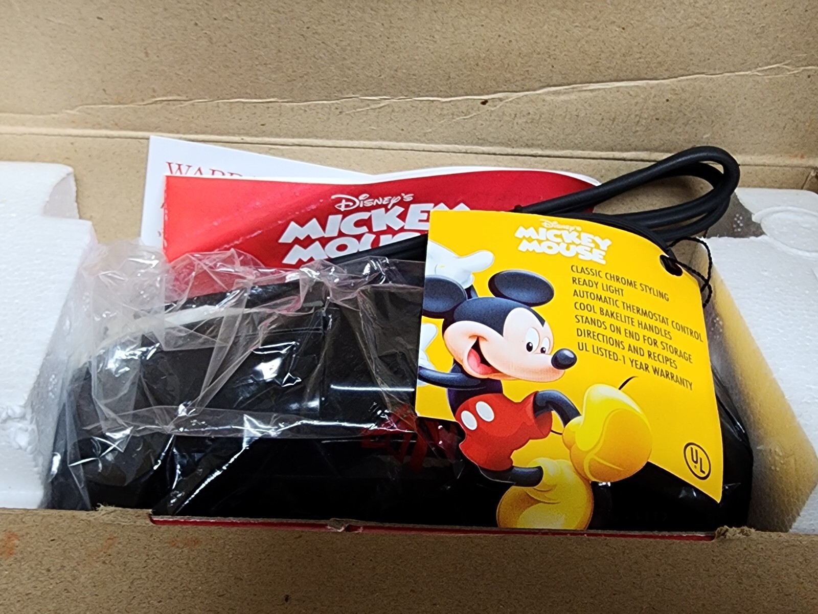 VillaWare V5555-03 Mickey’s Sandwich Maker
