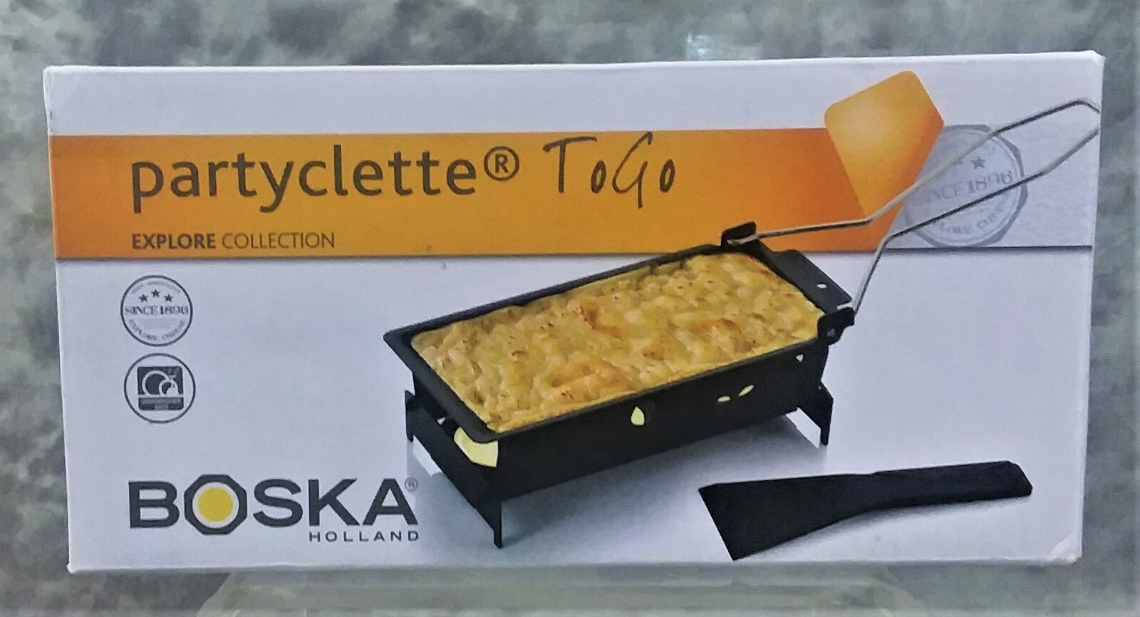 BOSKA PARTYCLETTE TO GO TEALIGHT CHEESE MELTER MADE IN HOLLAND