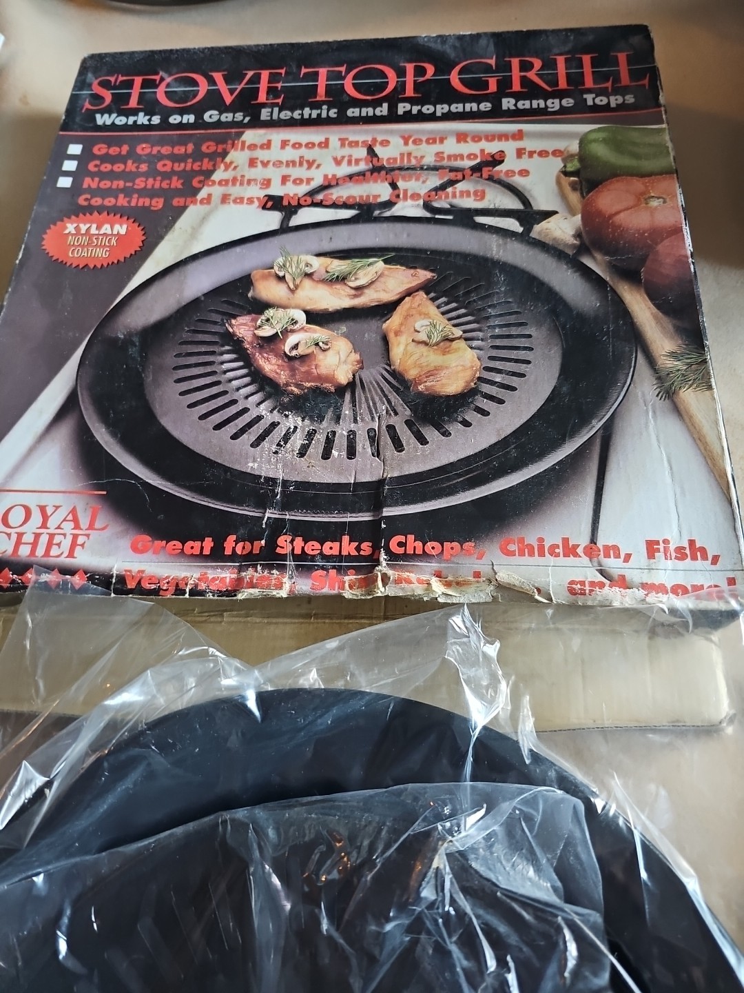 Stove Top Grill. Royal Chef. NIB Non Stick Coating. Royal Chef. SHL