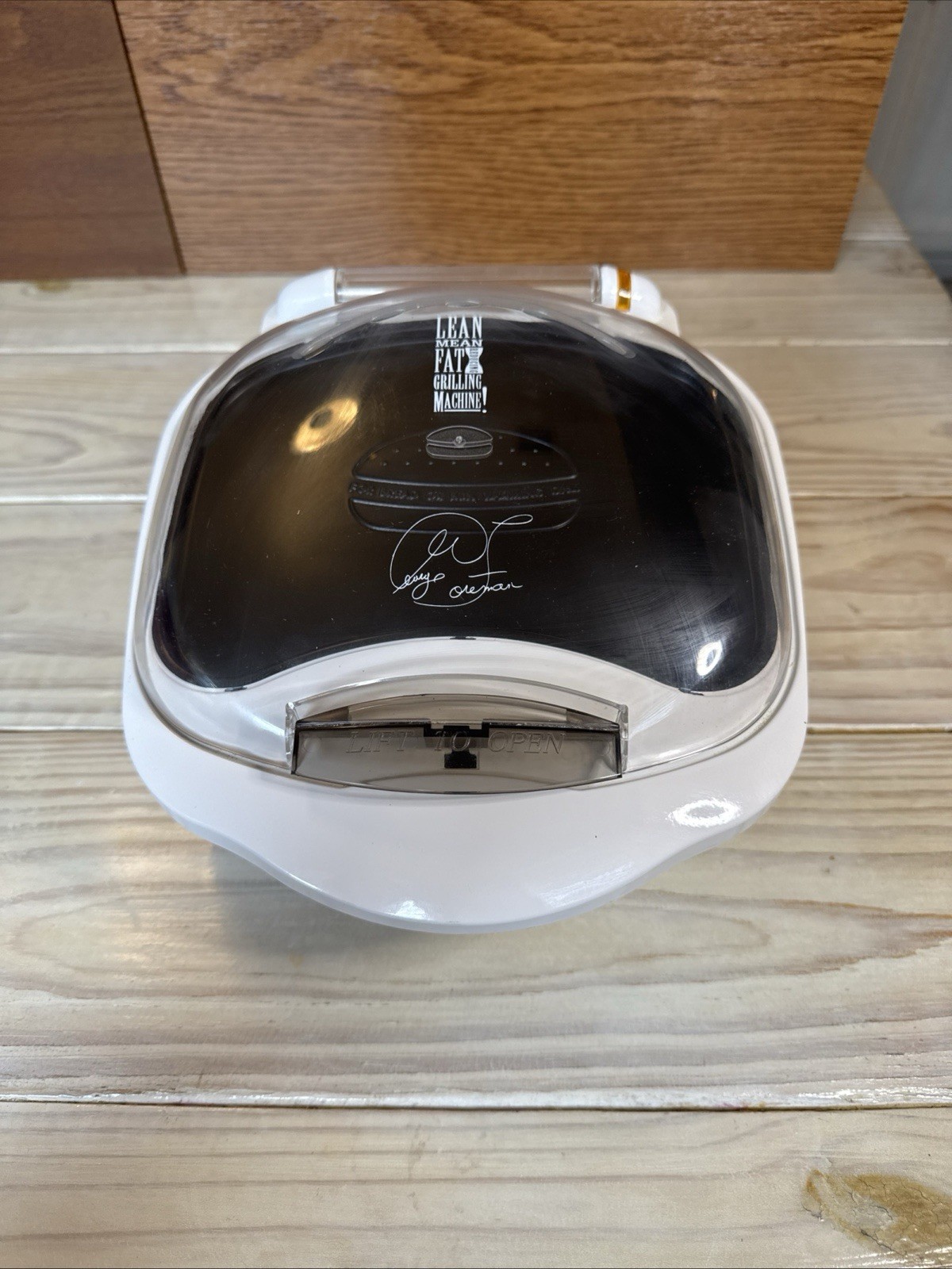 George Foreman Champ Size Grill With Bun Warmer White GR10ABW