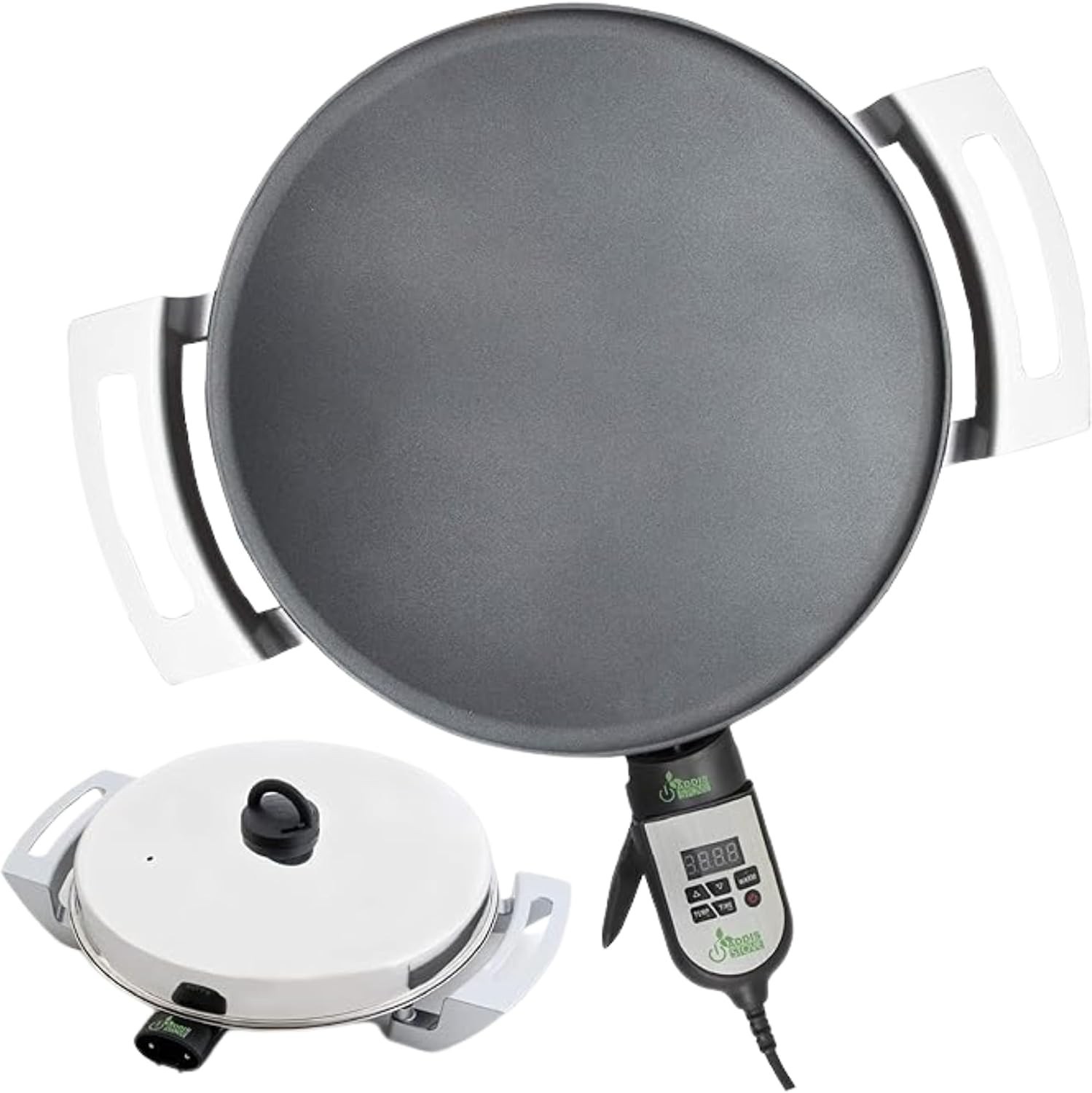 Griddle Mitad/Mogogo –16 inch Digital Electric Griddle Injera Lefse Pancake –