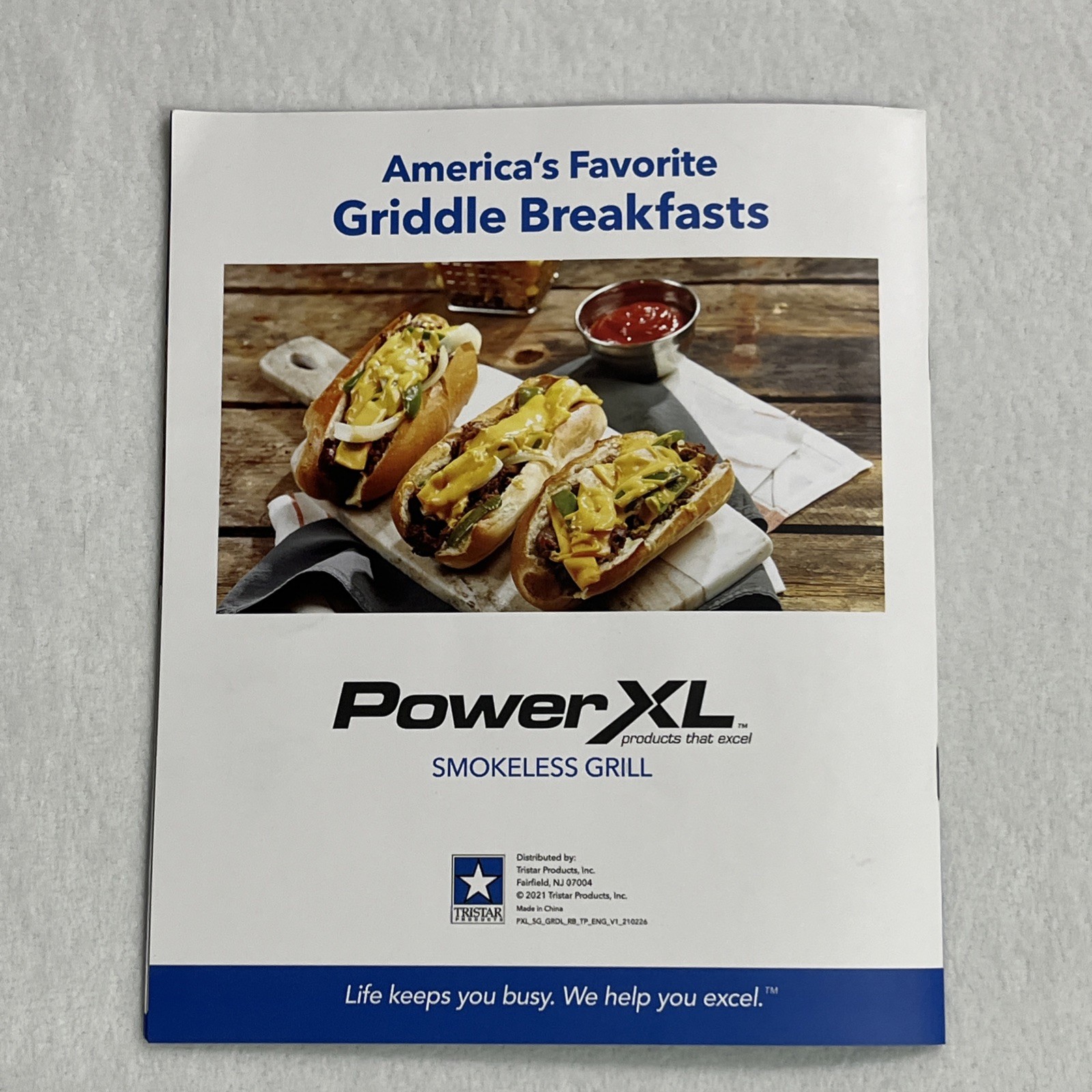 Power XL Smokeless Grill PG‑1500 Owners Manual & Recipe Books – Eric Theiss