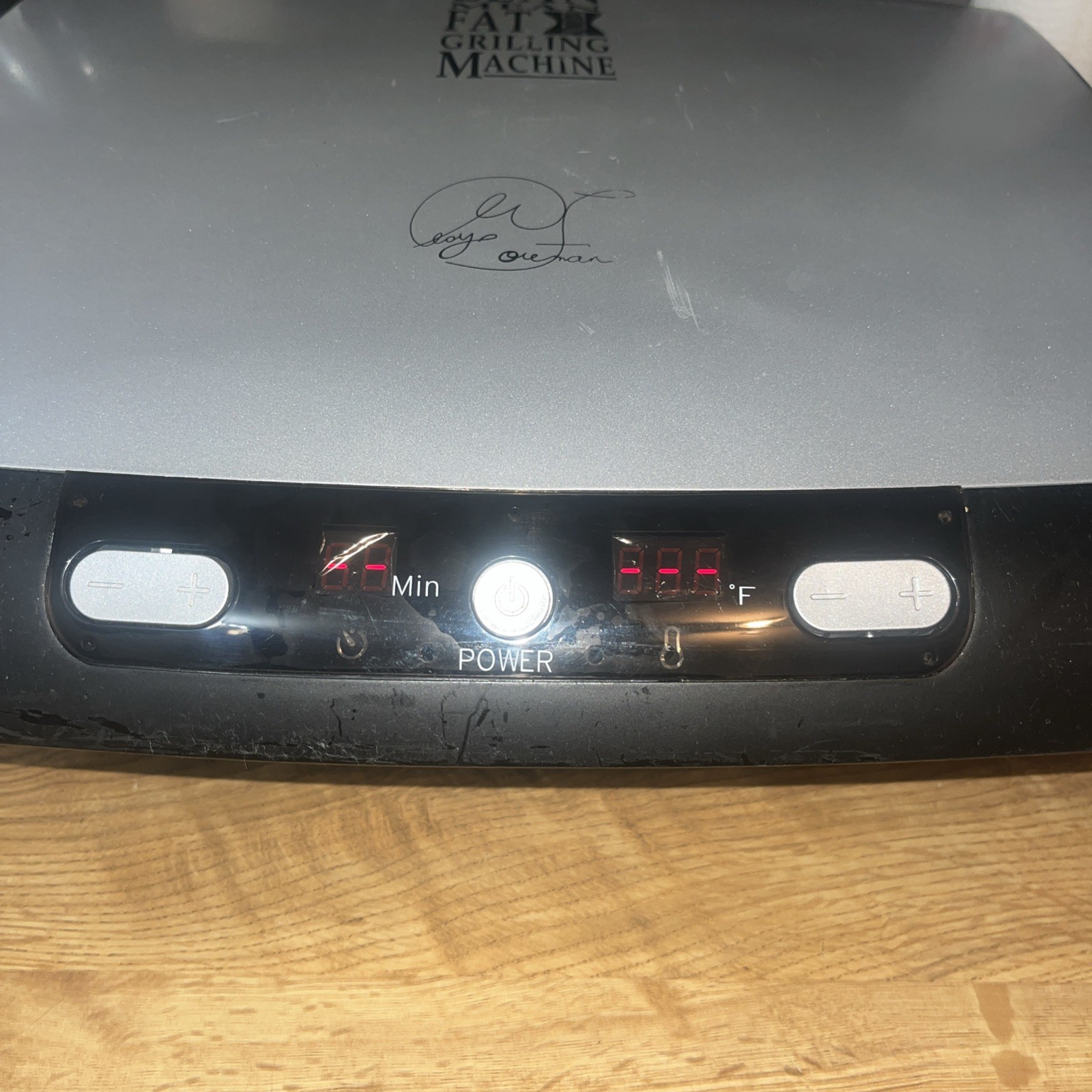 George Foreman Grill Press XL GRP99 A Removable Plates 6-Servings NO DRIP TRAY