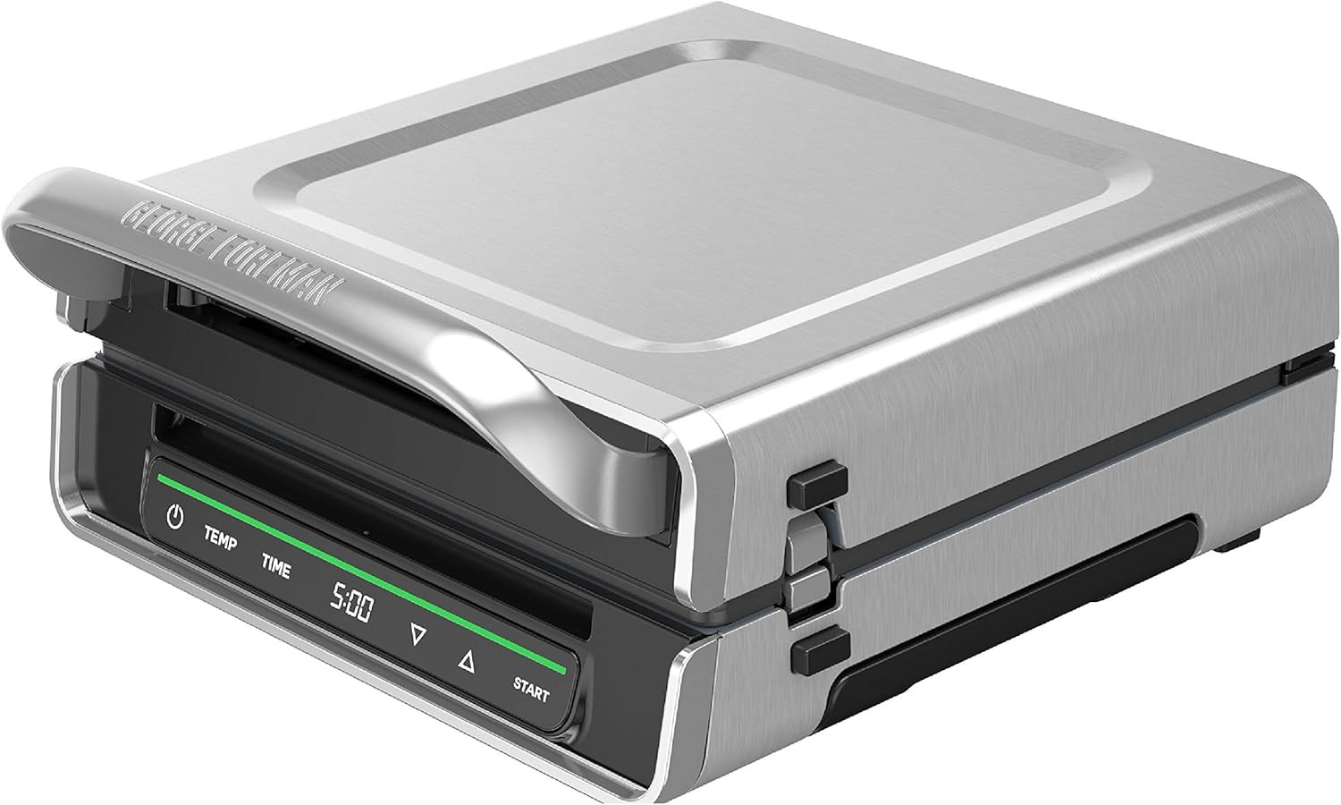 George Foreman Smokeless- Digital Smart Select, Family Size(4-6 Servings)