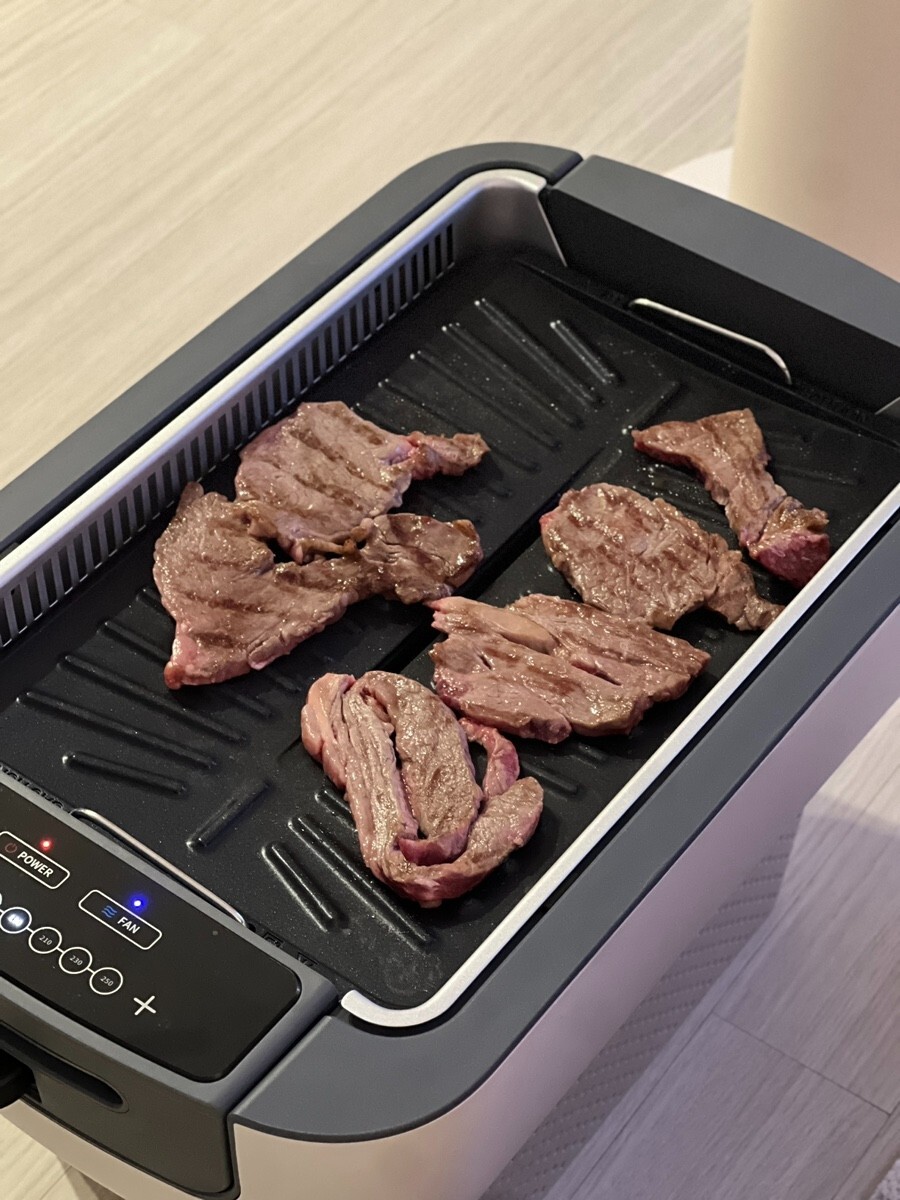 ANBANG Grill AB901MF Beige 220V Smokeless Grill Electric Indoor Grill BBQ Party