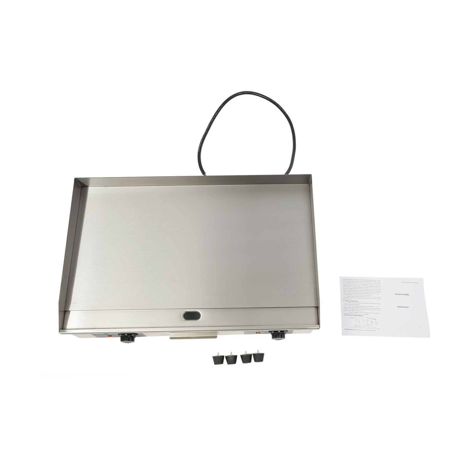 3000W Commercial Restaurant Grill BBQ Flat Top Electric Countertop Griddle 110v