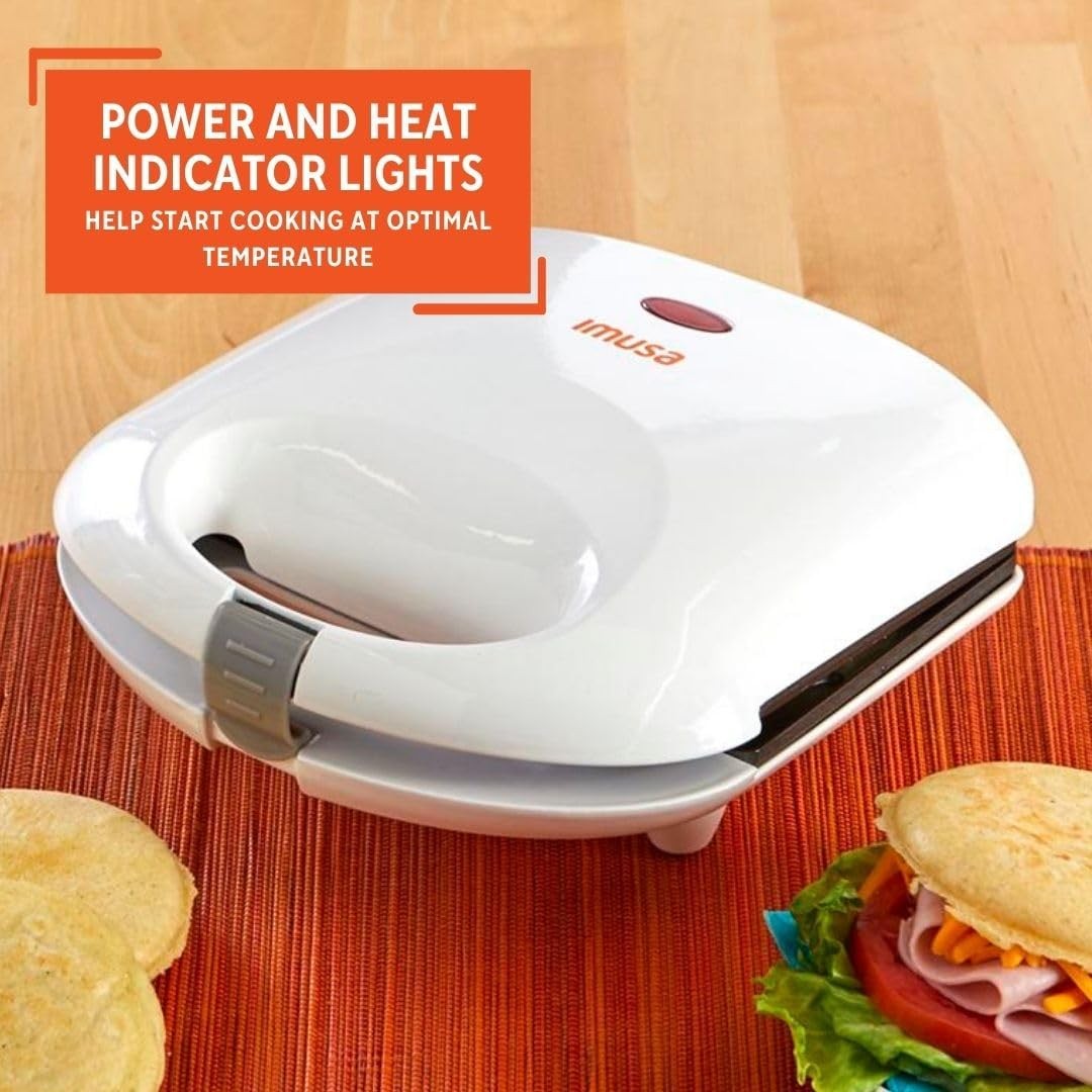 2 Slot Electric Arepa Maker White