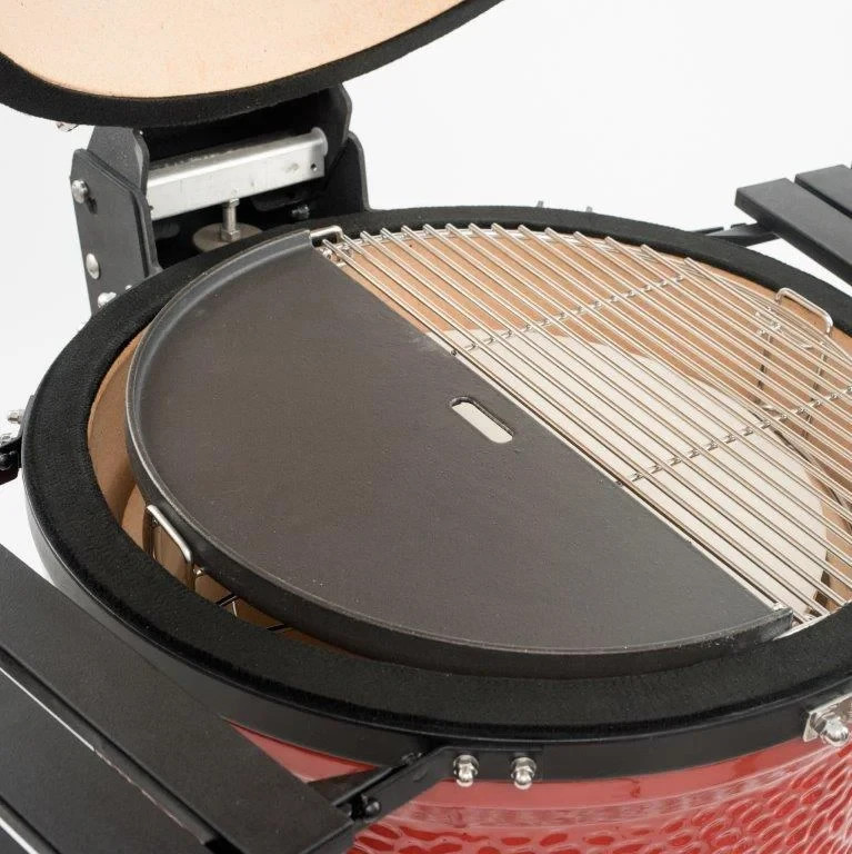 Half Moon Cast Iron Reversible Grill Griddle for 24 in. Big Joe™