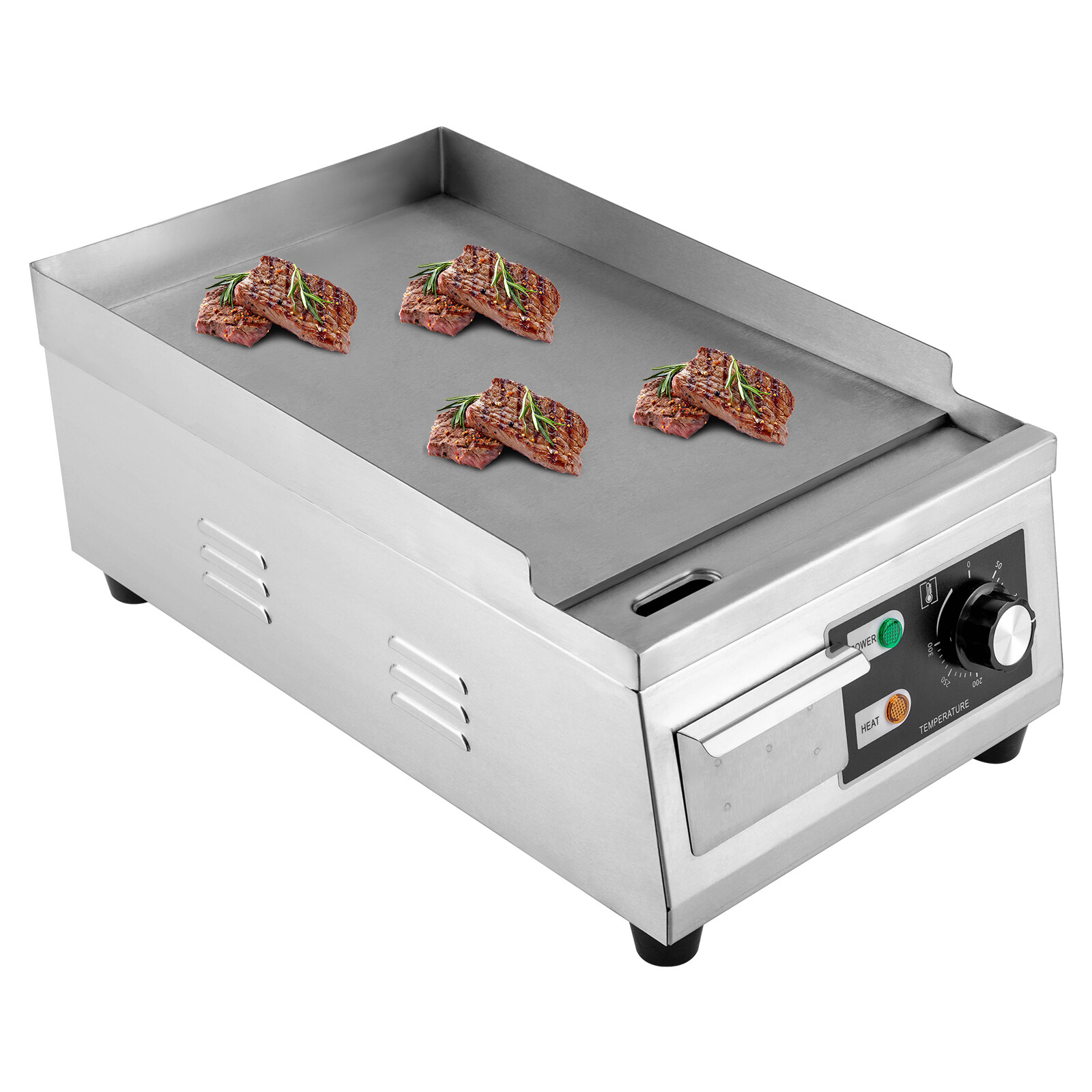 1300W Electric Griddle Hot plate Countertop Grill BBQ Countertop Cooktop 110V