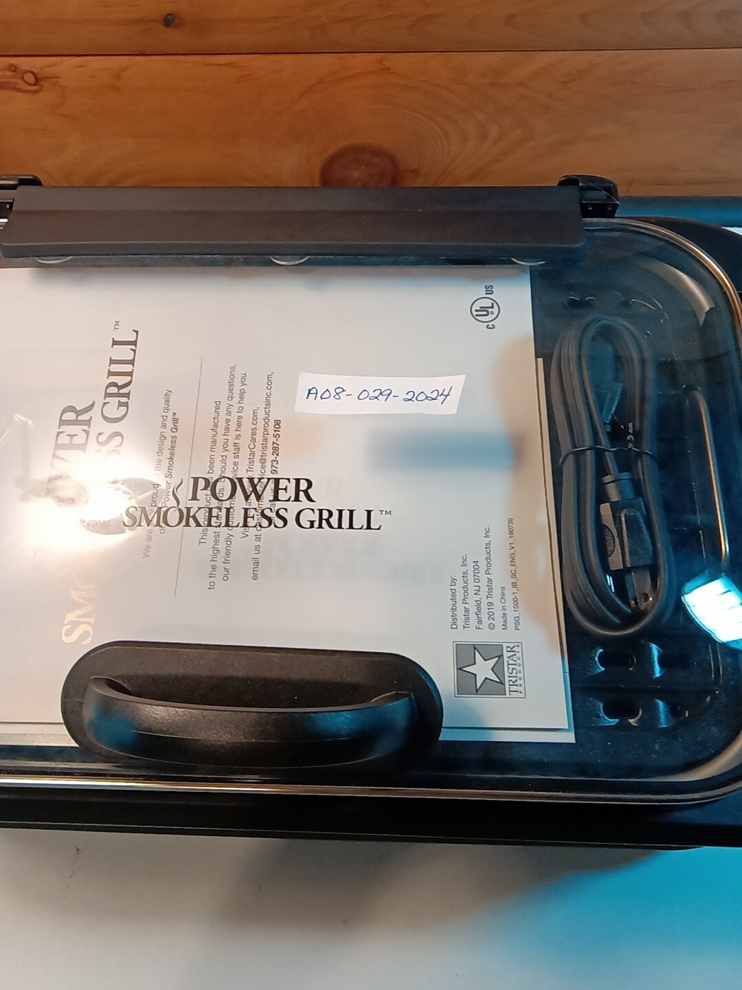 Power PG-1500 Smokeless Indoor Grill 1500 Watts TriStar Products New Without Box