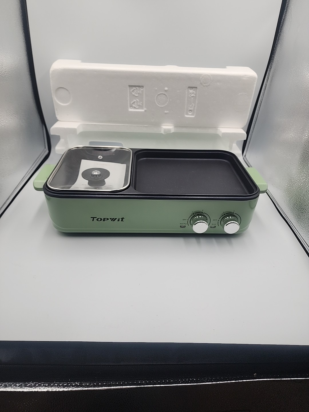 Topwit electric Hot Pot With Grill – T210