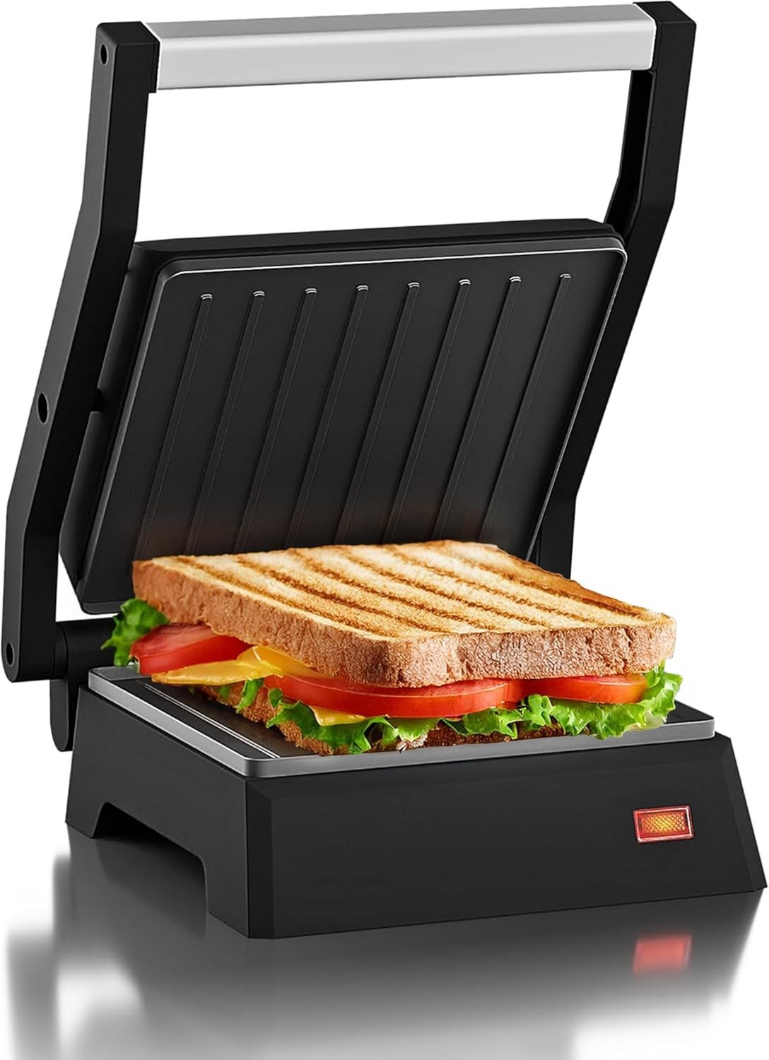 Small Space Essential: 5.5″ Panini Press & Contact Grill with Cool Touch Feature