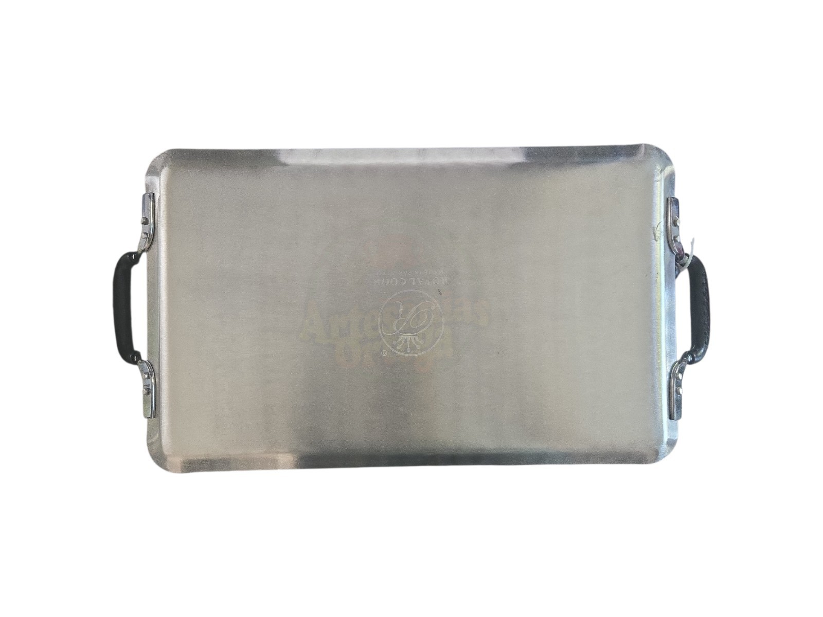 Royal Cook Teflon Double Burner Griddle/Comal De Teflon De Double Quemador