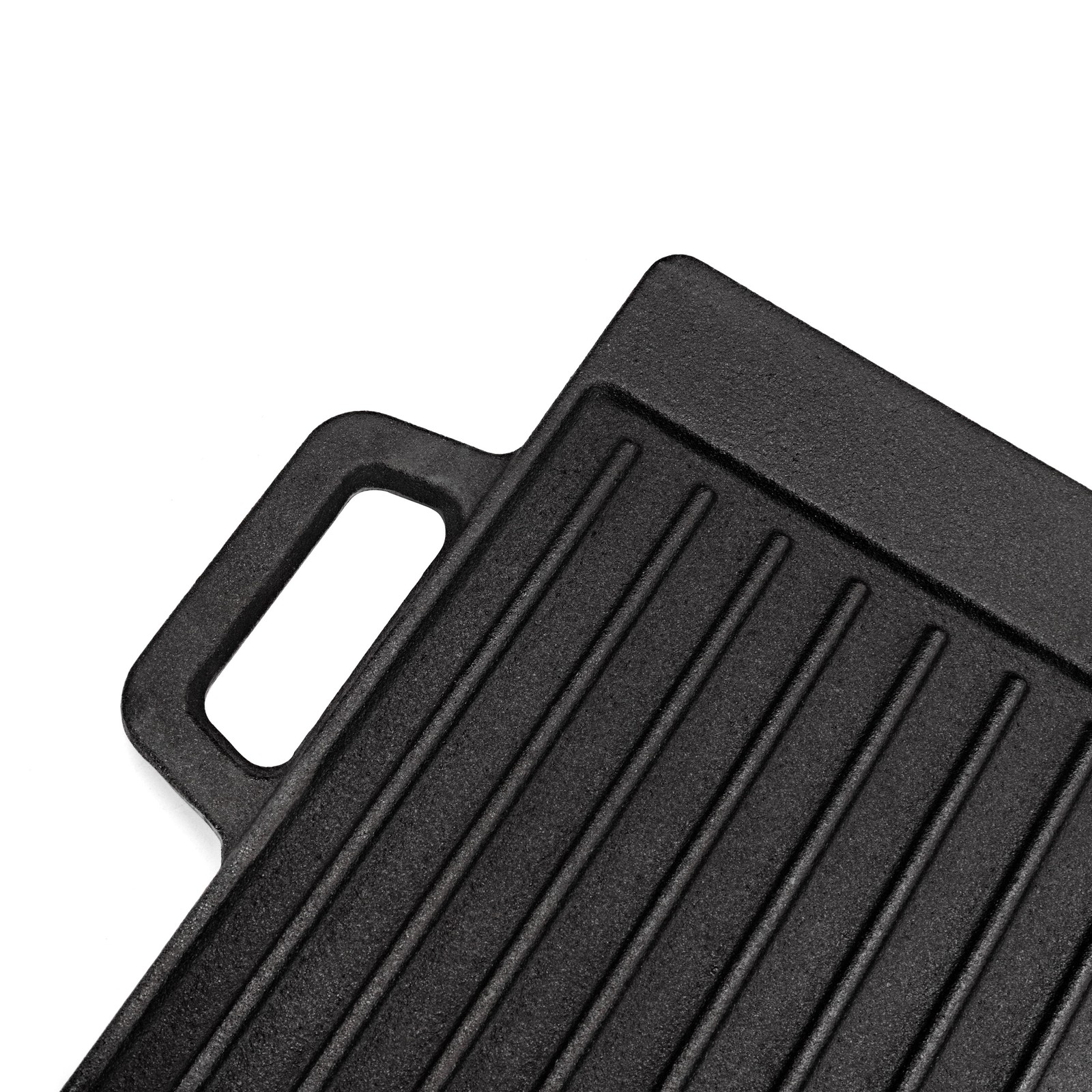 Expert Grill Deluxe Cast Iron Reversible Grill Griddle Plate, Black,Hand Wash