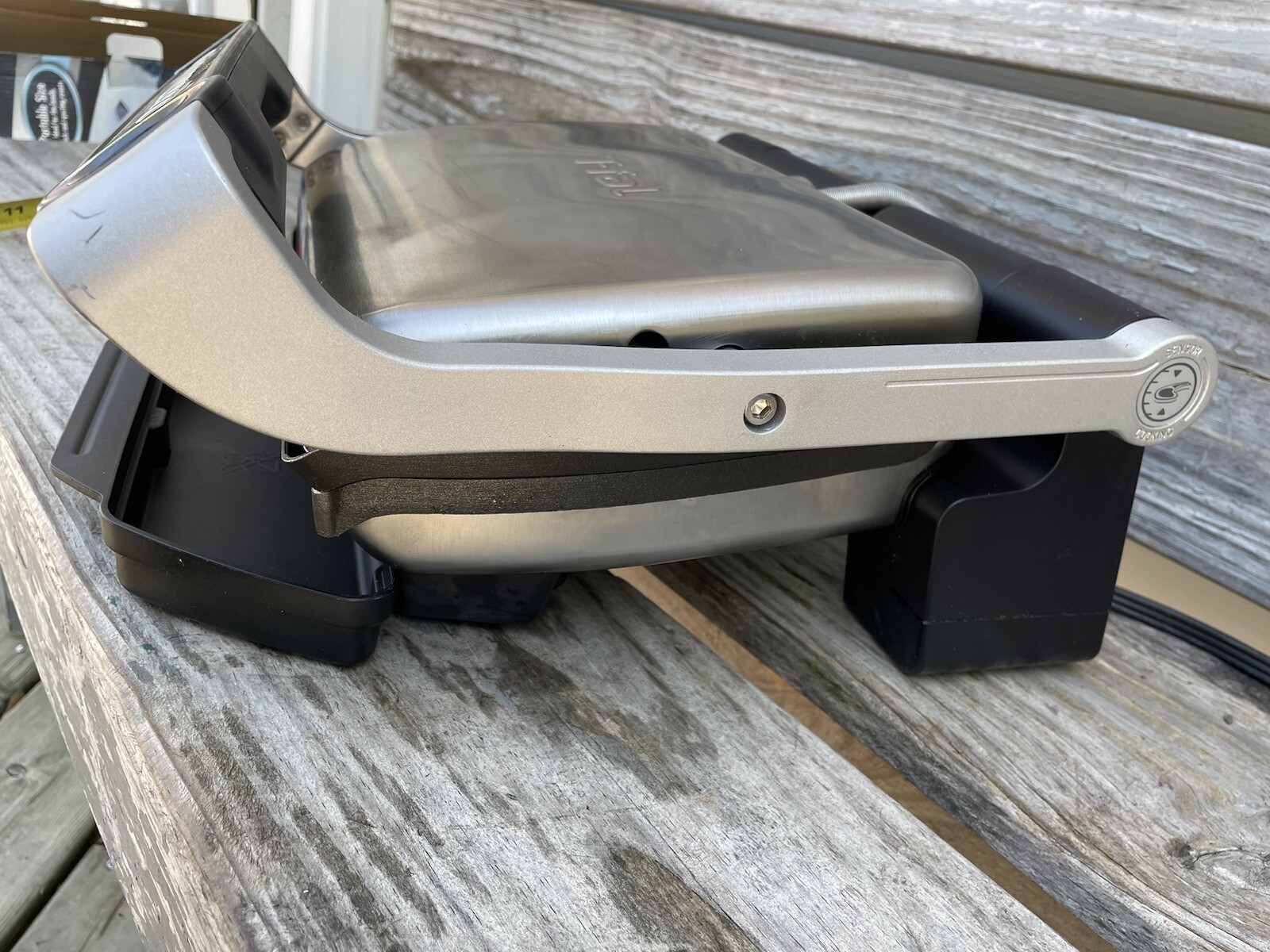 T-Fal OptiGrill Plus Stainless Steel Indoor Electric Grill Tested Works Great