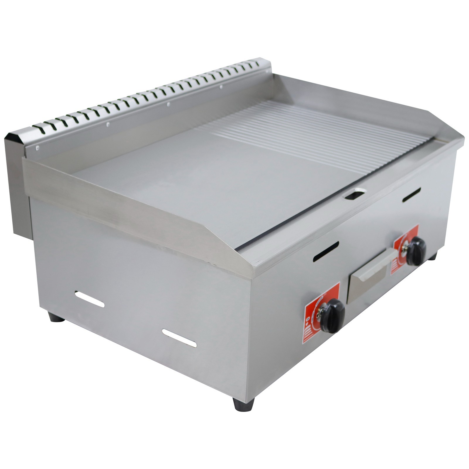 Gas Griddle Flat Top Grill 29*16in Table Bbq Grill Griddle Commercial Home Use