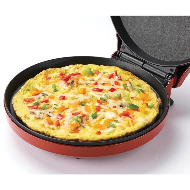Countertop Pizza Maker 1440W Indoor Electric Grill Nonstick Cooking Appliance US