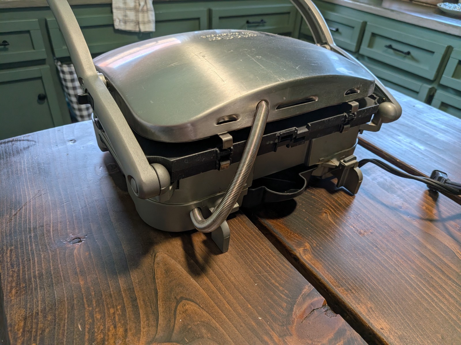 Cuisinart 5-in-1 Griddler Grill Panini Press GR-4N Stainless Steel Waffle Plates