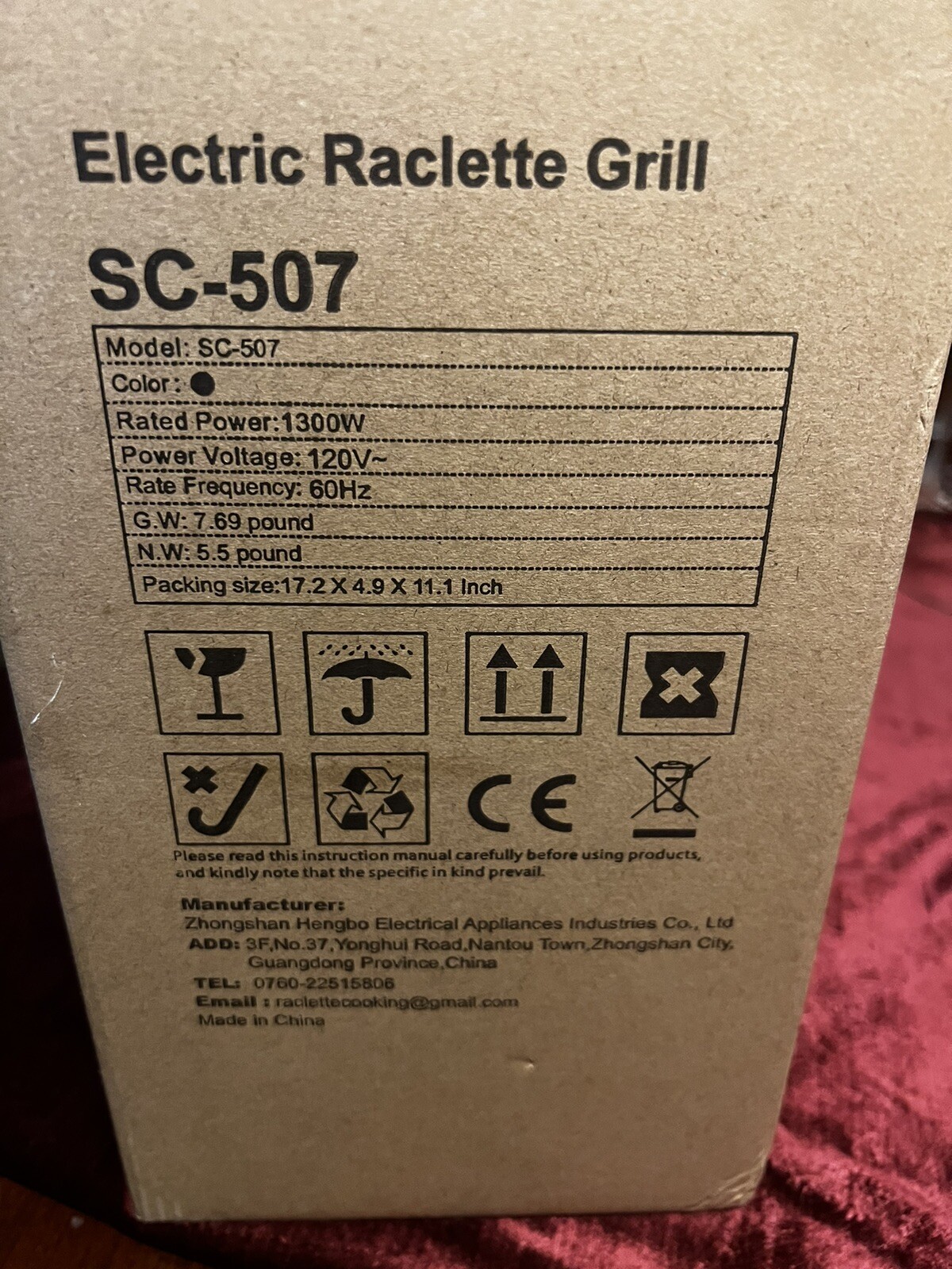 1300W Raclette Table Grill, Korean BBQ Grill Electric Indoor Cheese Raclette New