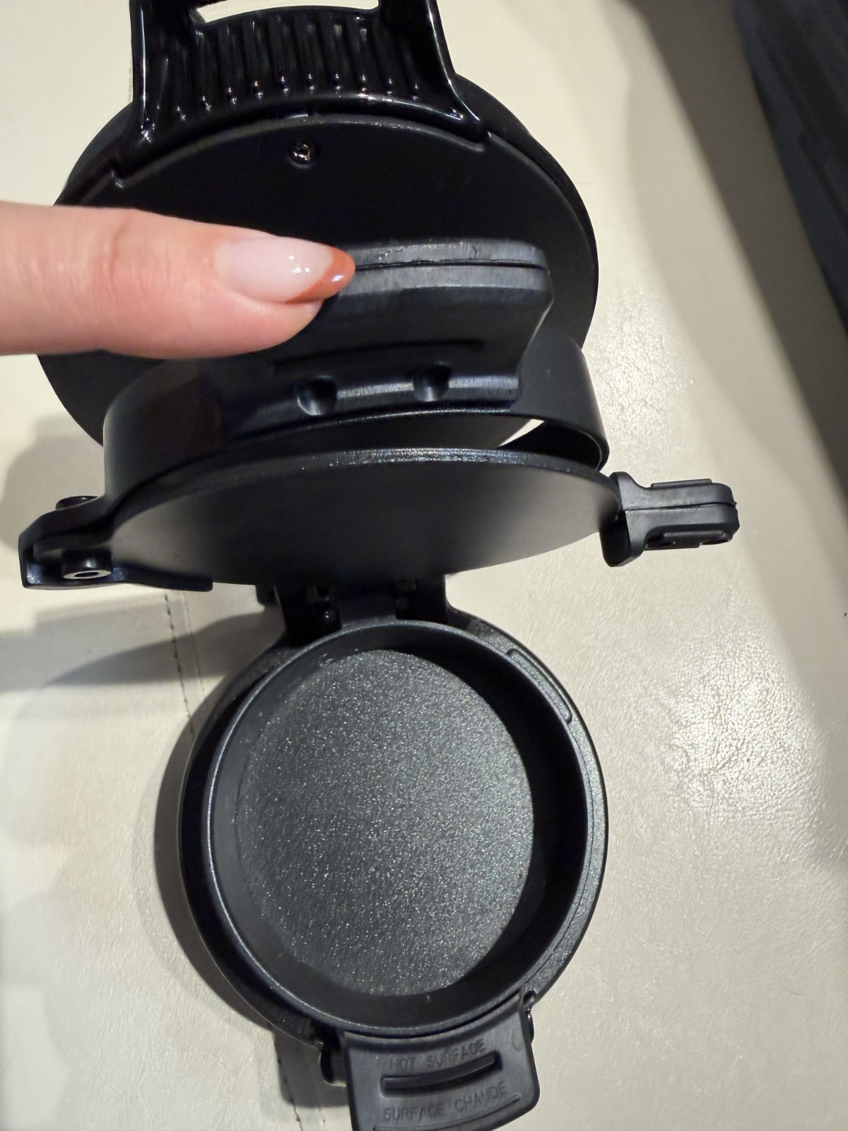 Hamilton Beach Breakfast Sandwich Maker Black Compact Electric Cooker