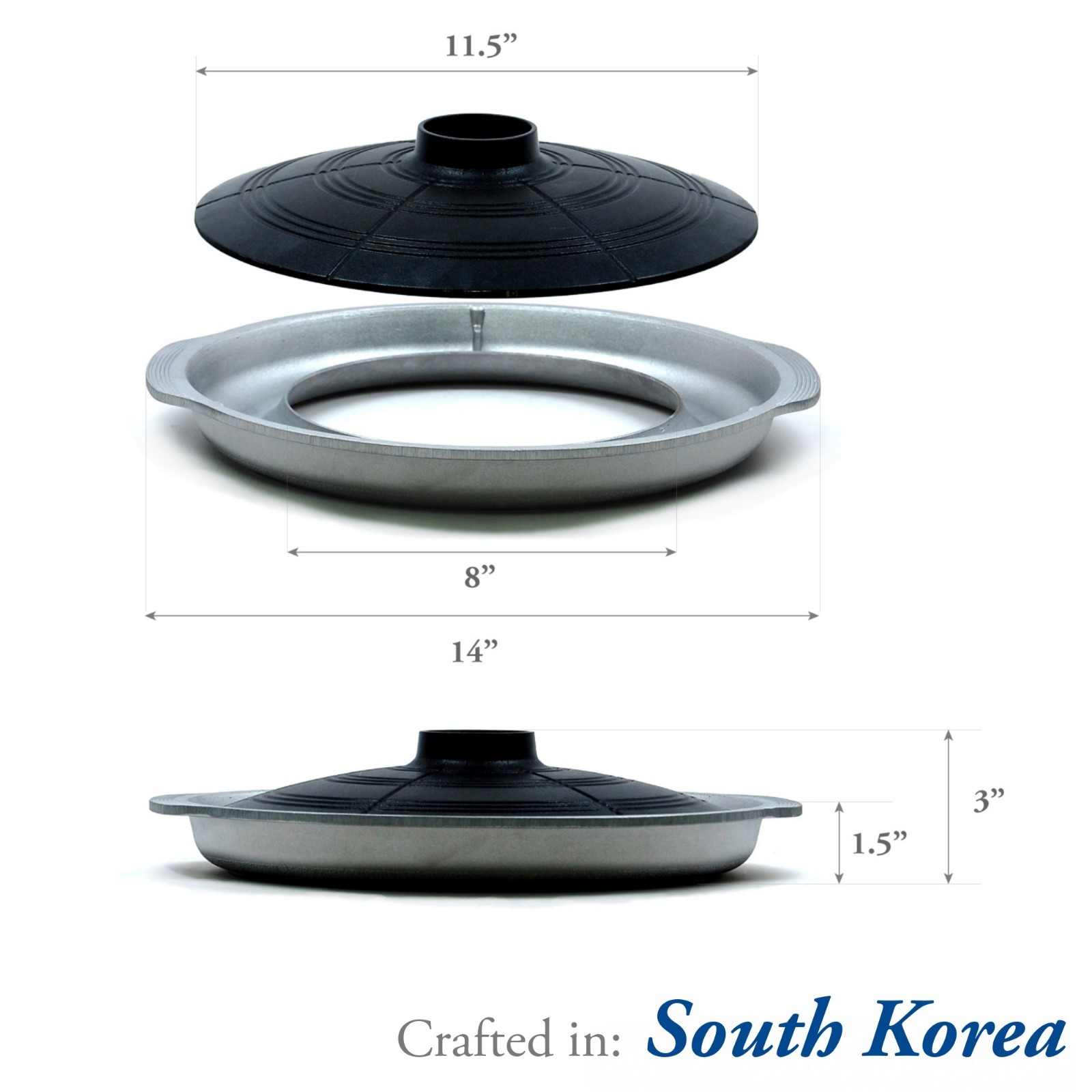 Korean Barbeque Grill, Stovetop, Table Top KBBQ, Indoor KBBQ, Made in Korea