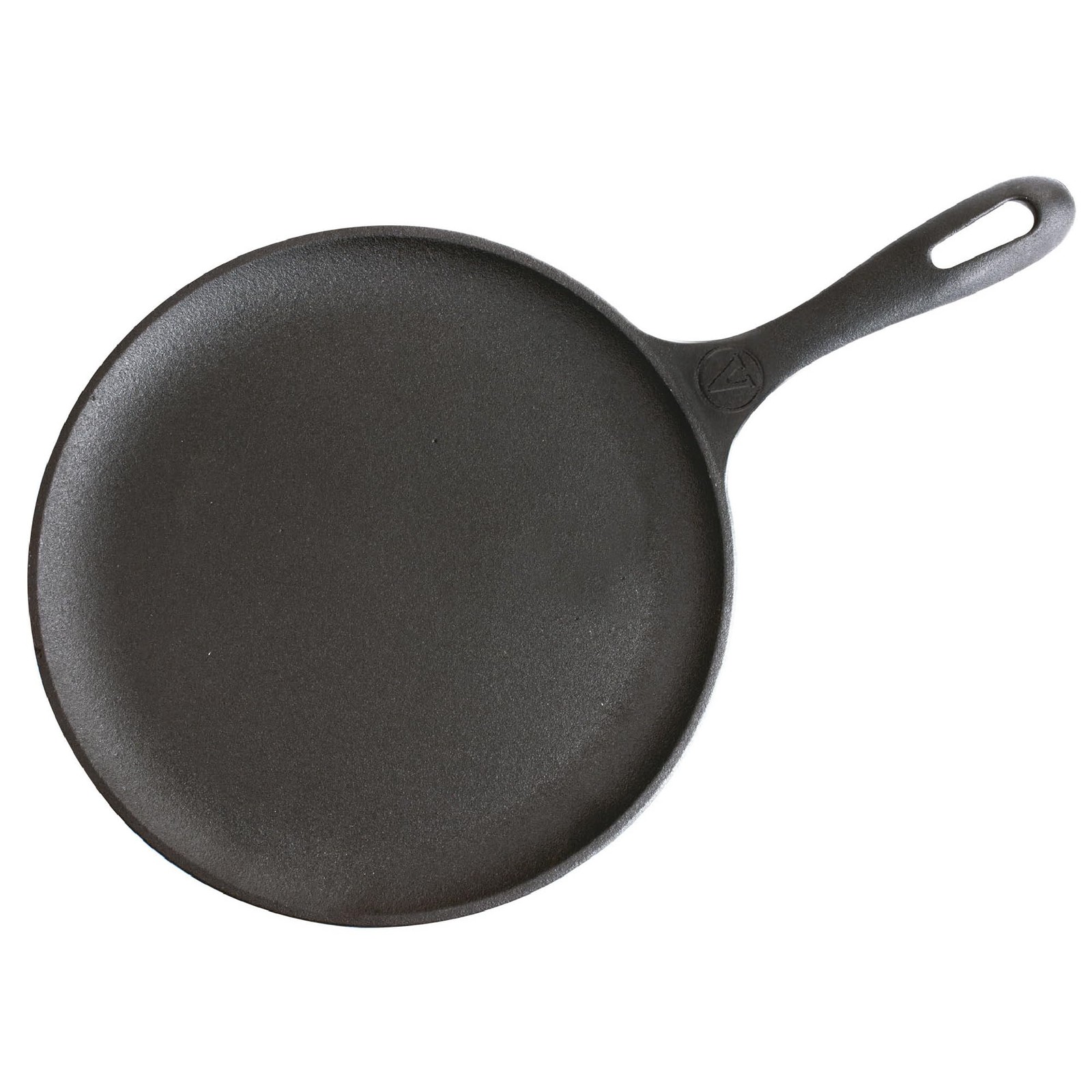 Victoria 10.5-Inch Cast Iron Comal Griddle Pan A Long Handle Preseasoned