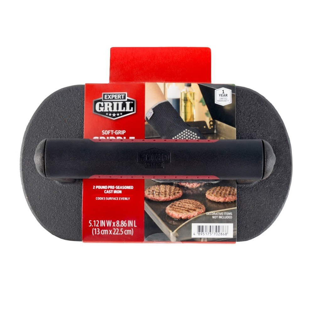 Heavy Duty Cast Iron Griddle Press