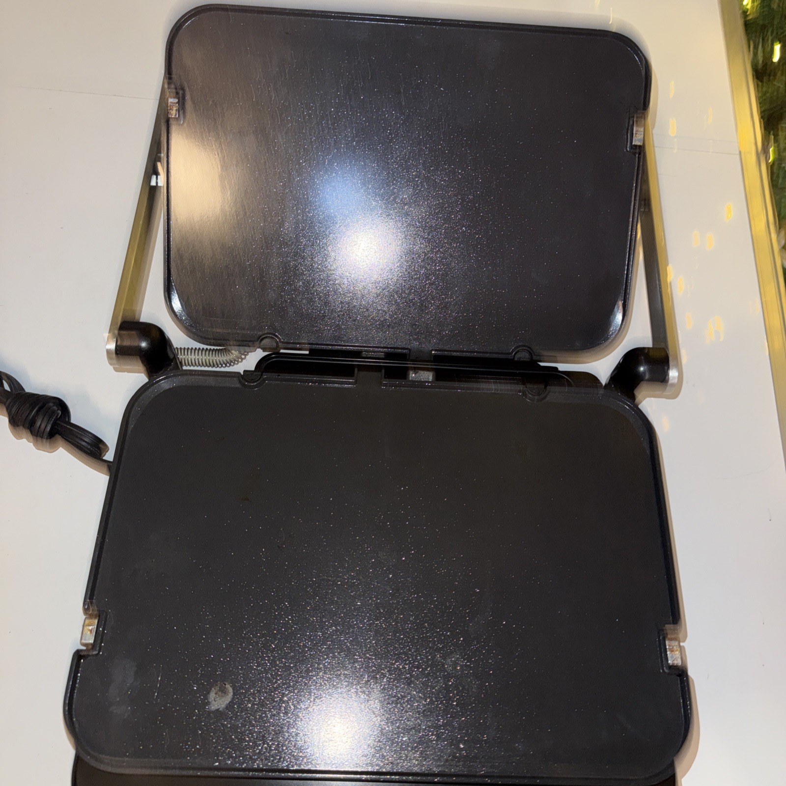 GreenPan Electric Indoor Stainless Steel 6-in-1 Contact Grill & Griddle CC006410