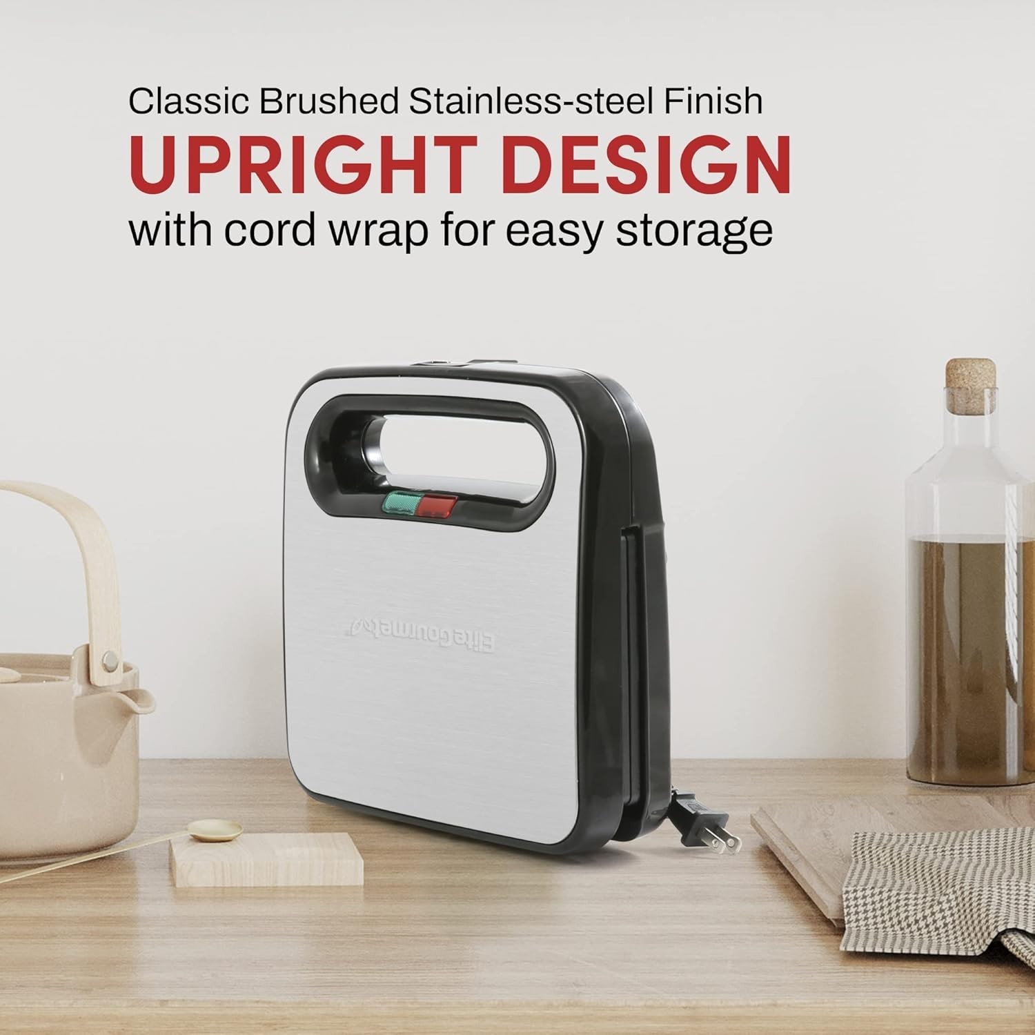 Quick & Easy Sandwich Panini Maker: Non-Stick 2 Slice Perfect for Family Meals