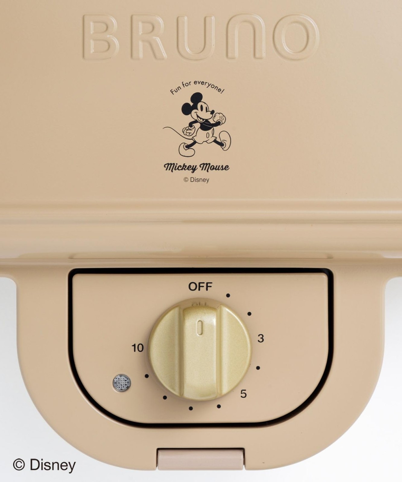 Bruno BOE136-BE Disney Hot Sand Maker Double Mickey Beige Japan Electric Gift