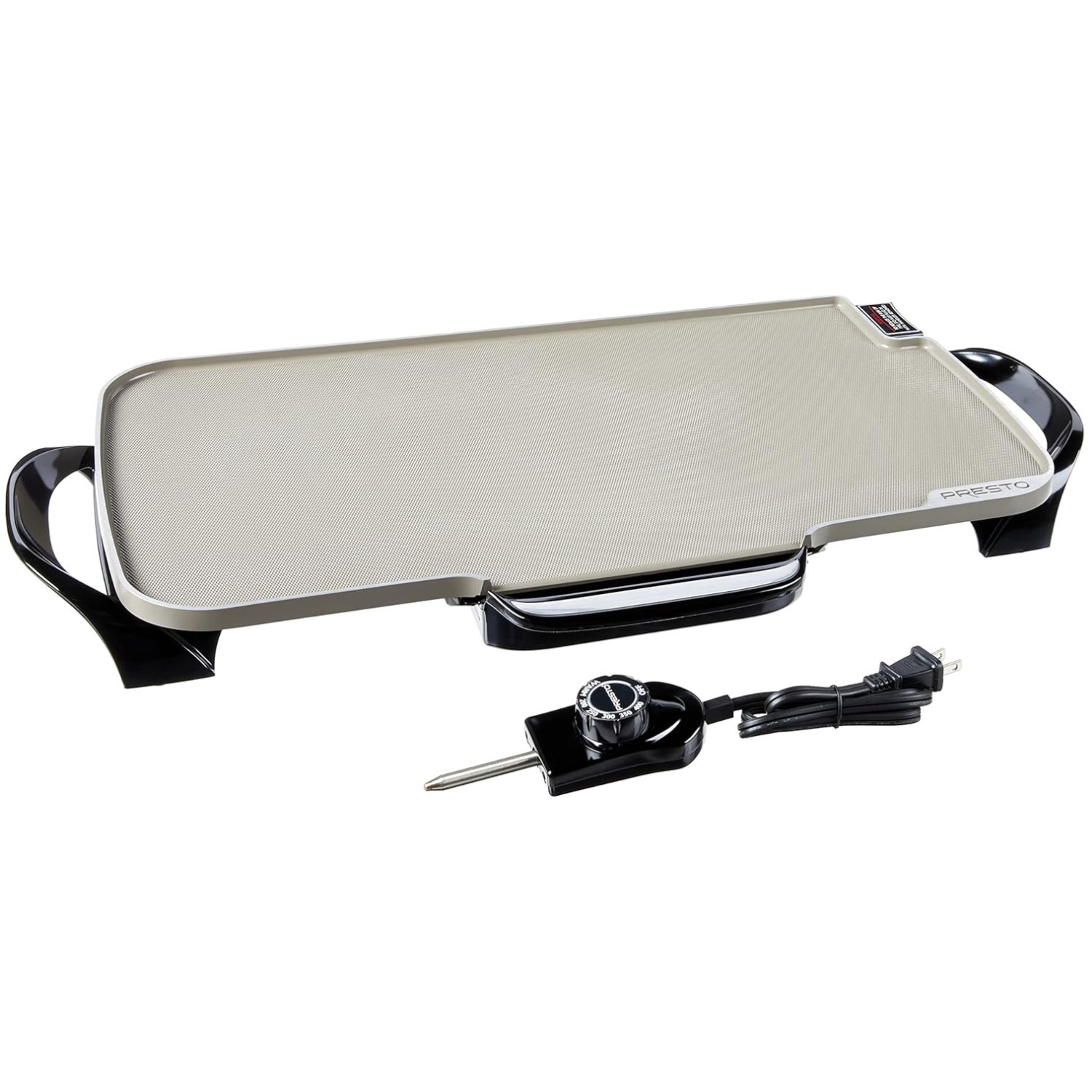 Ceramic Electric Griddle, 22-Inch – Removable Handles