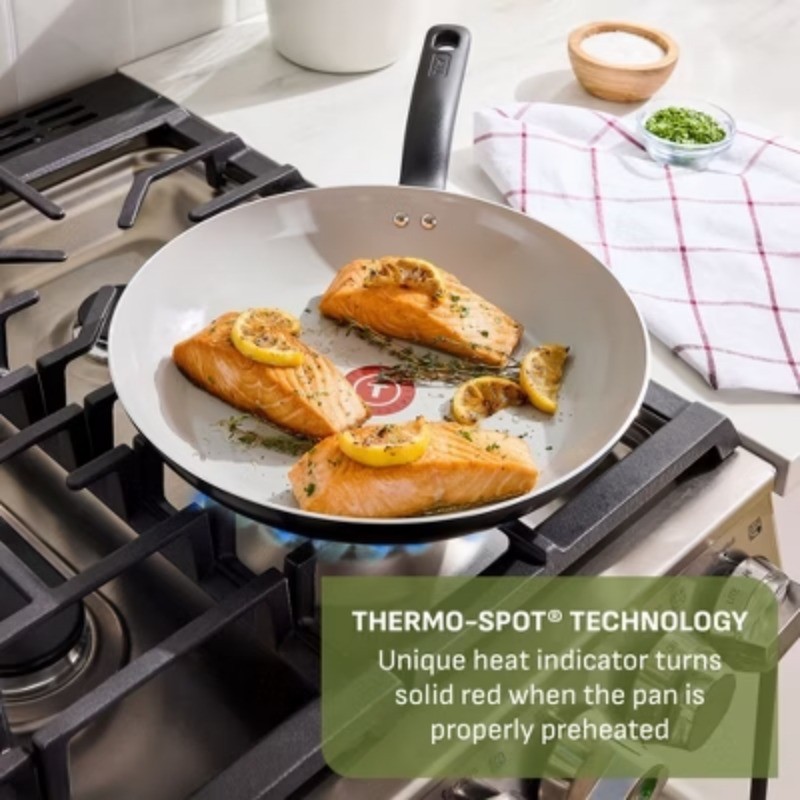 T-Fal Simply Cook 11″ Ceramic Nonstick Square Griddle Black