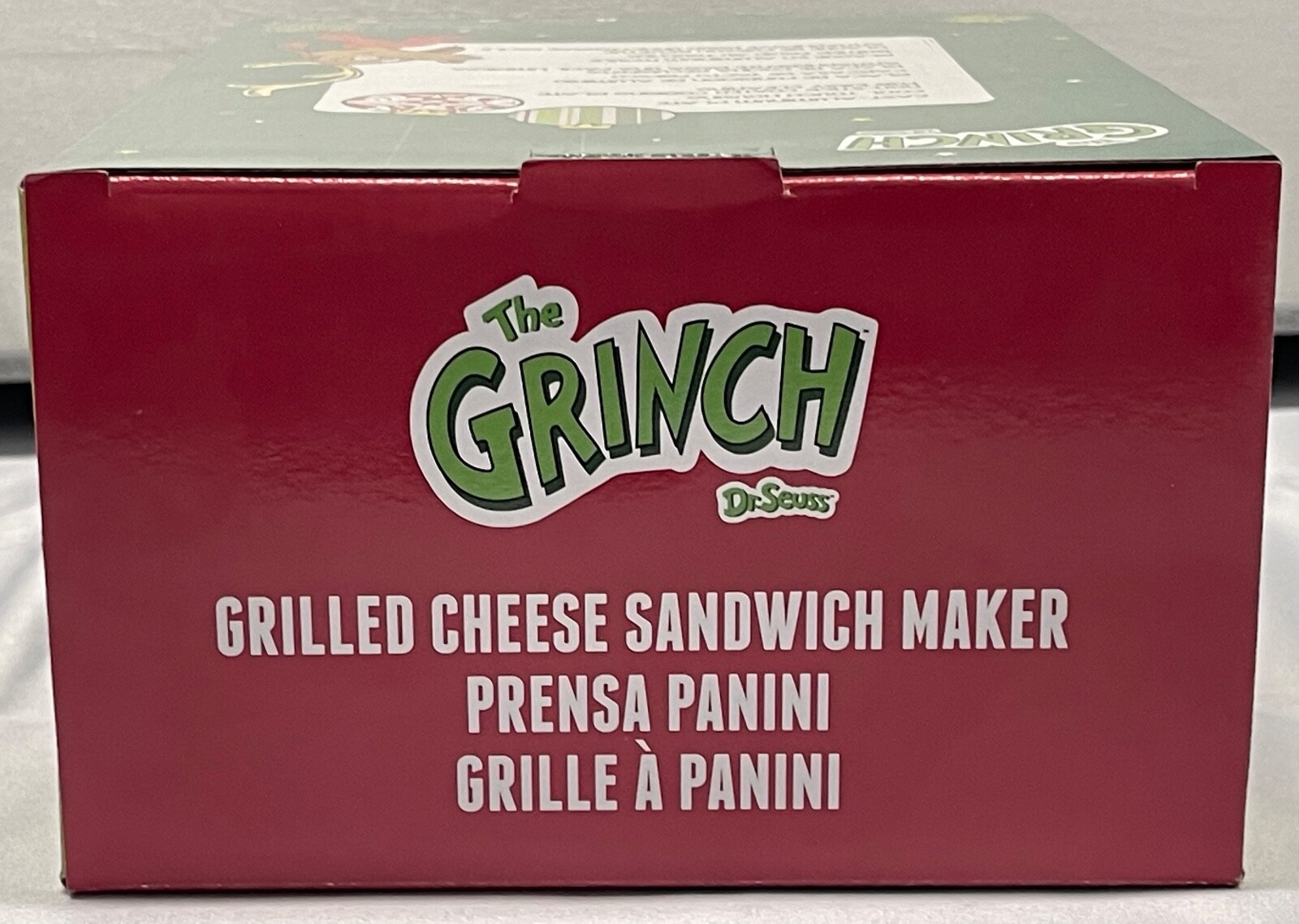 THE GRINCH DR SEUSS GRILLED CHEESE SANDWICH MAKER