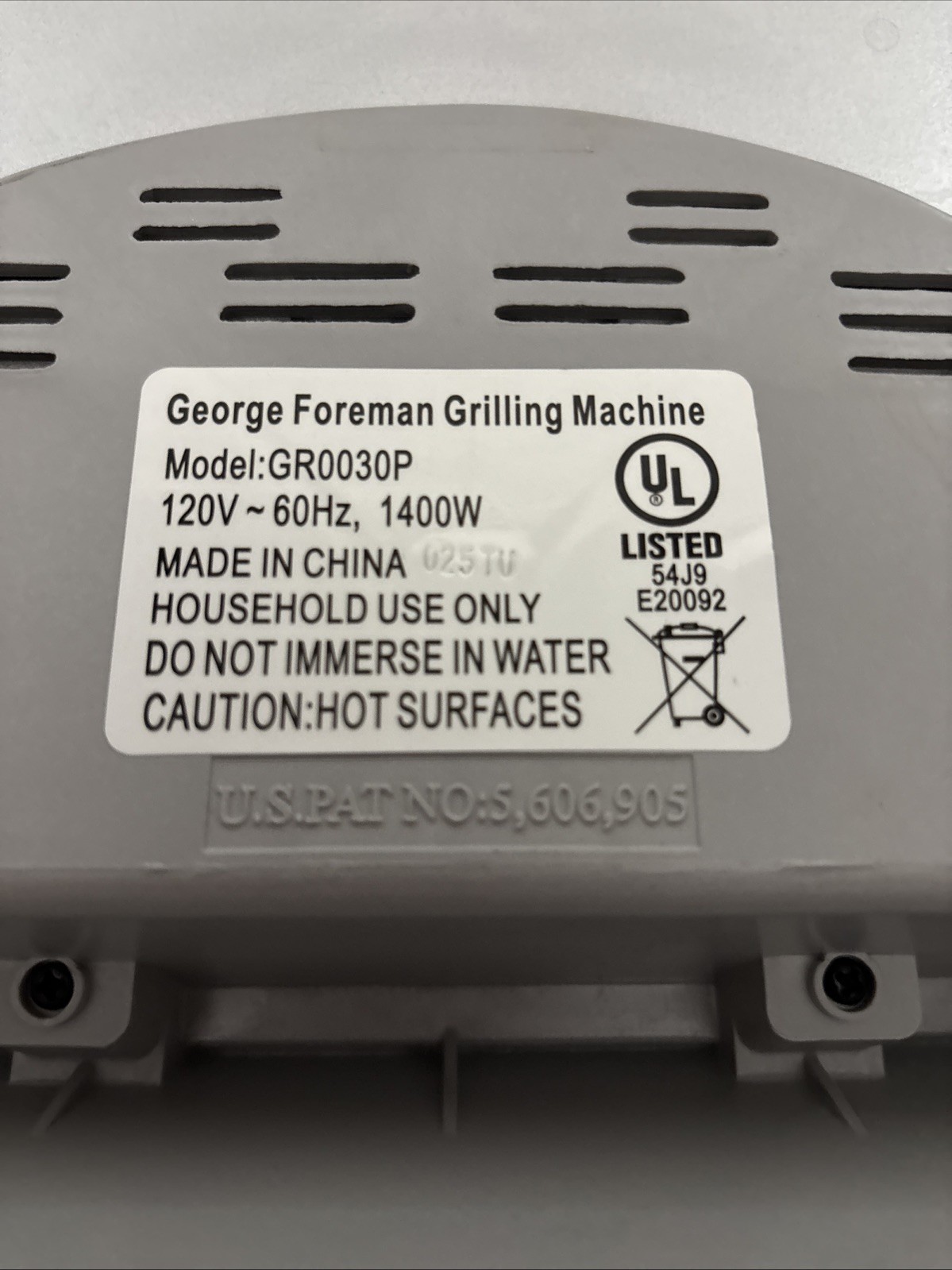 george foreman healthy cooking grill