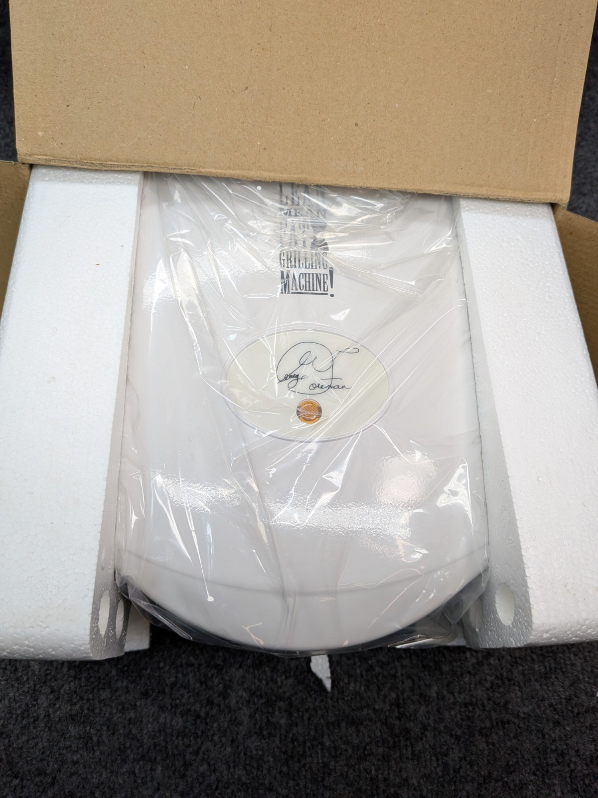Vintage George Foreman Lean Mean Fat Reducing Grill GR10A White NEW Open Box…